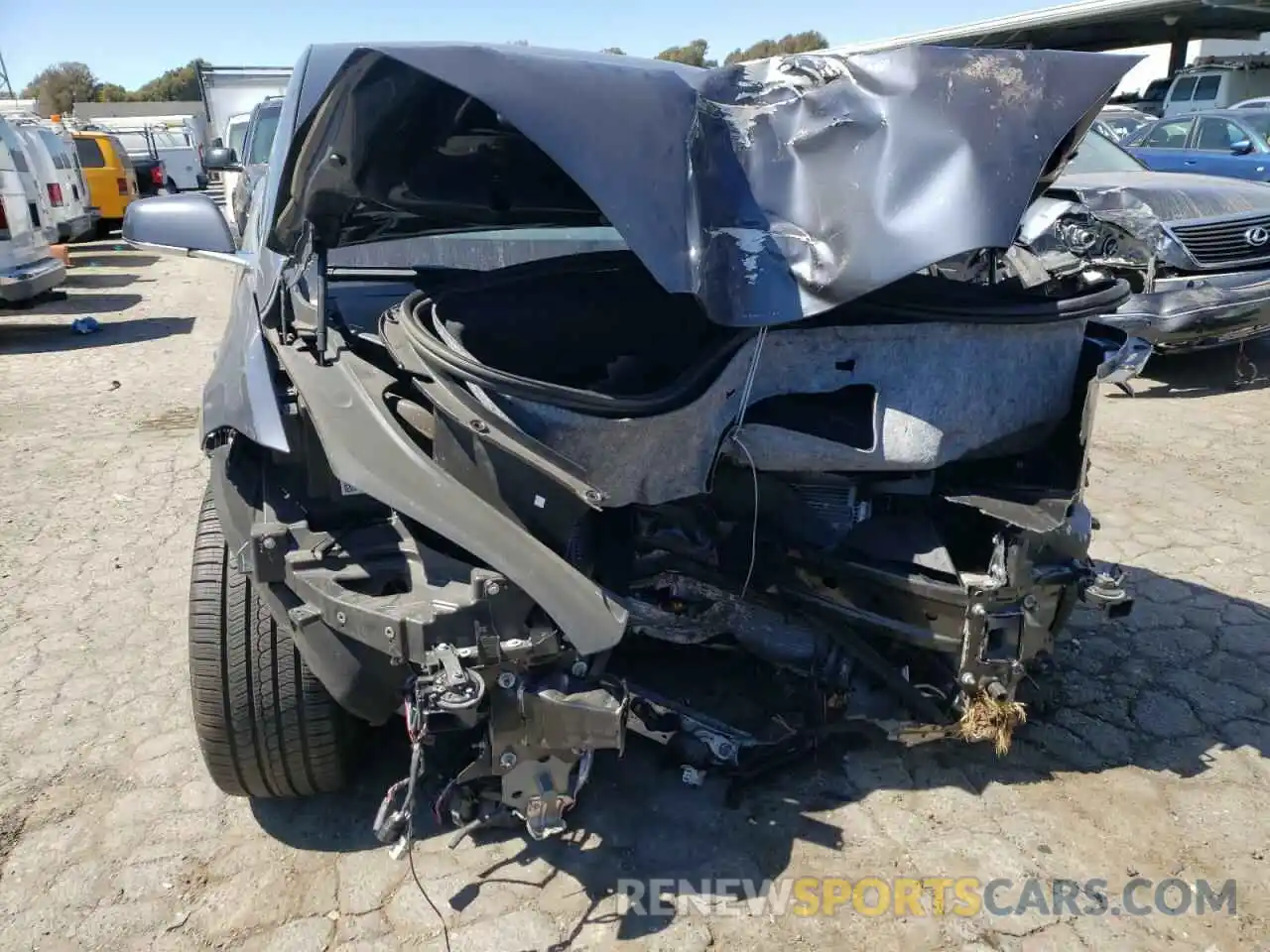 9 Photograph of a damaged car 5YJXCBE2XLF247639 TESLA MODEL X 2020