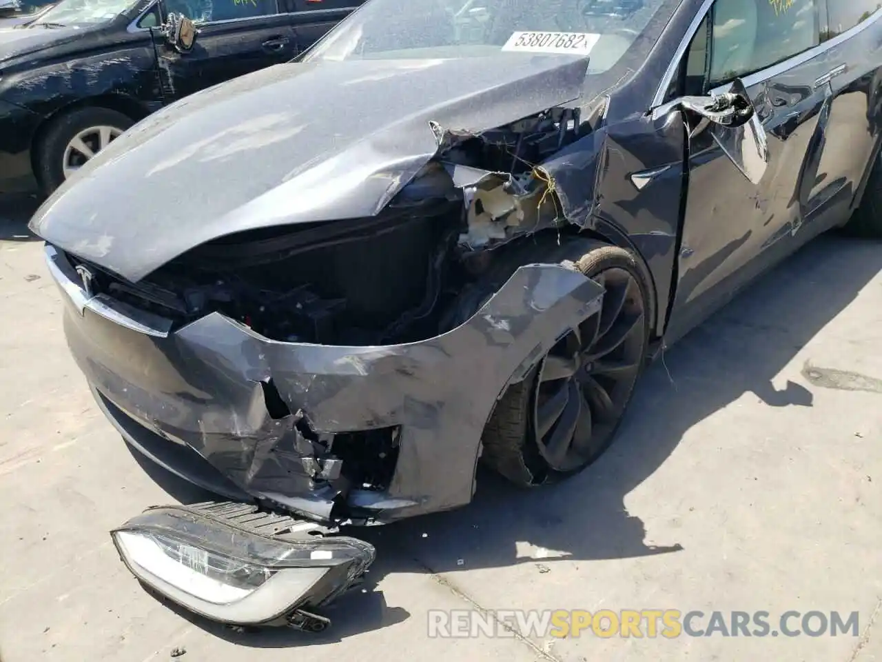 9 Photograph of a damaged car 5YJXCBE2XLF263842 TESLA MODEL X 2020