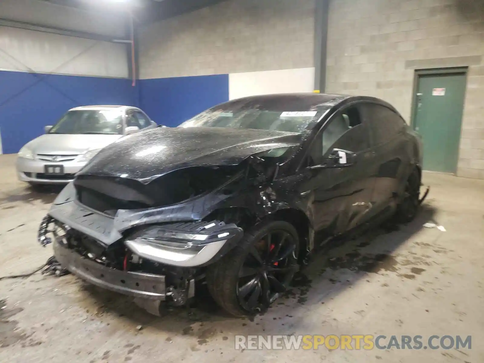 2 Photograph of a damaged car 5YJXCBE40LF300043 TESLA MODEL X 2020