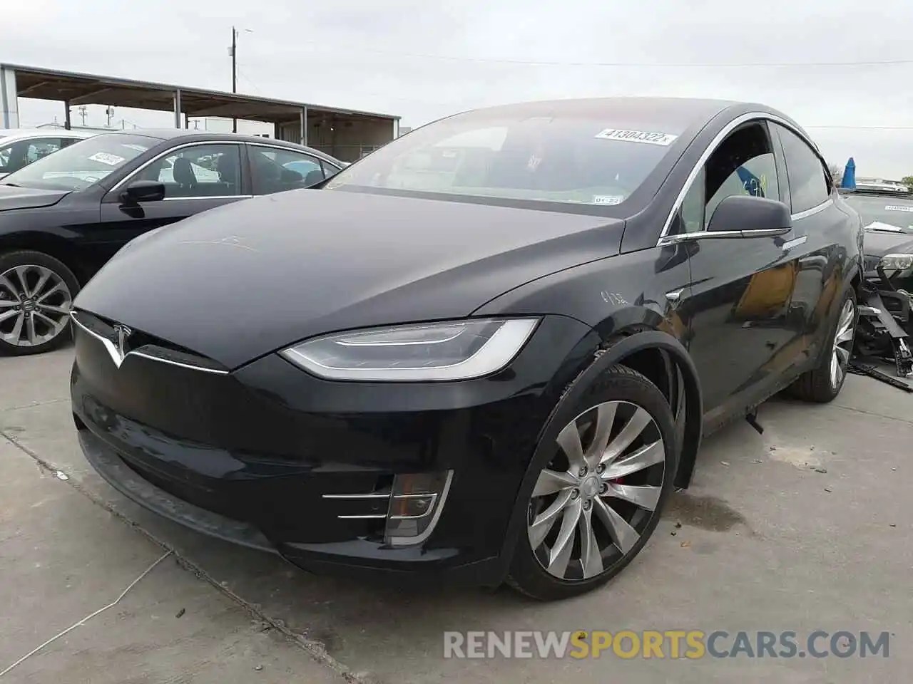 2 Фотография поврежденного автомобиля 5YJXCBE41LF220041 TESLA MODEL X 2020