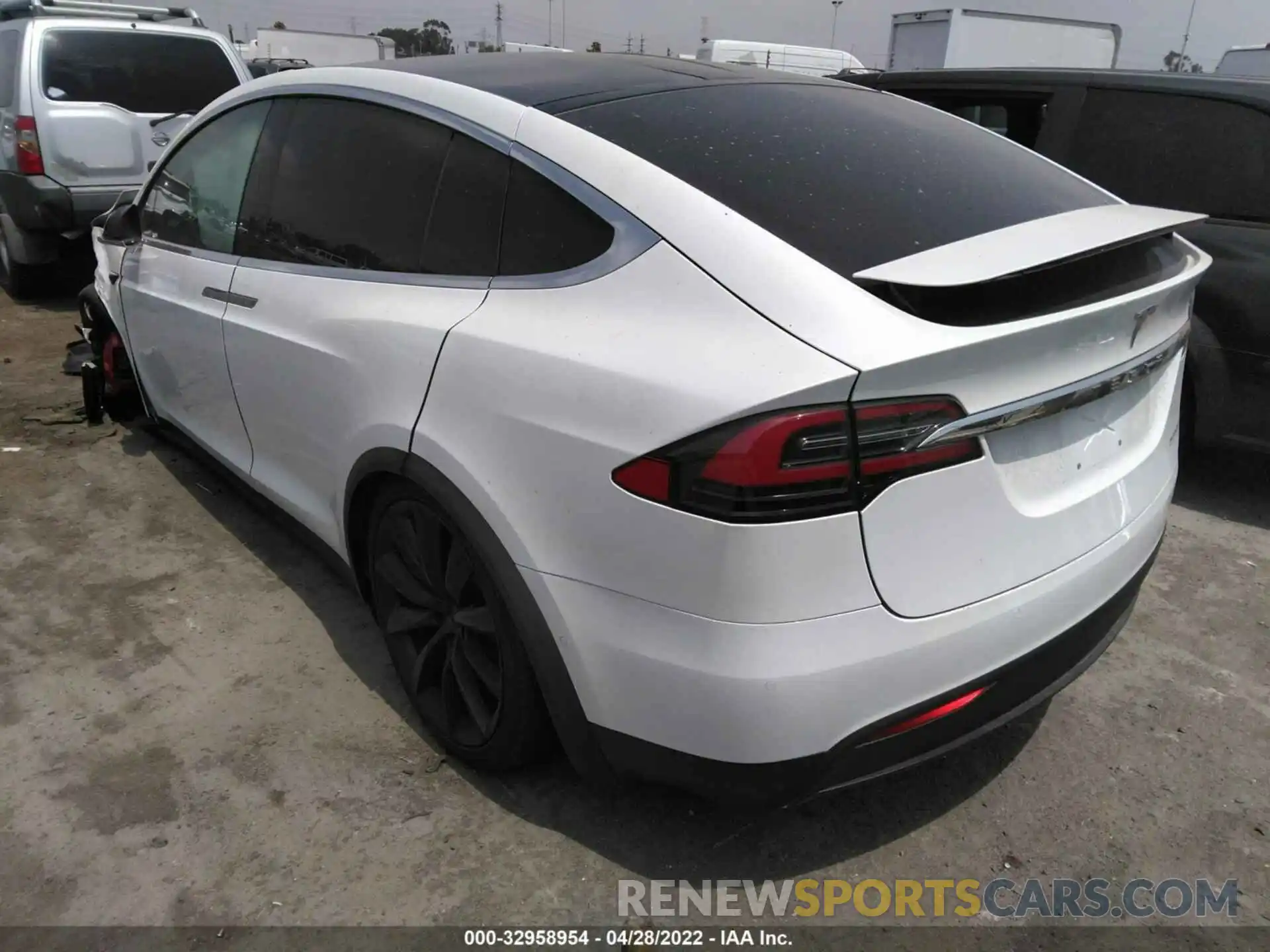 3 Фотография поврежденного автомобиля 5YJXCBE41LF234277 TESLA MODEL X 2020