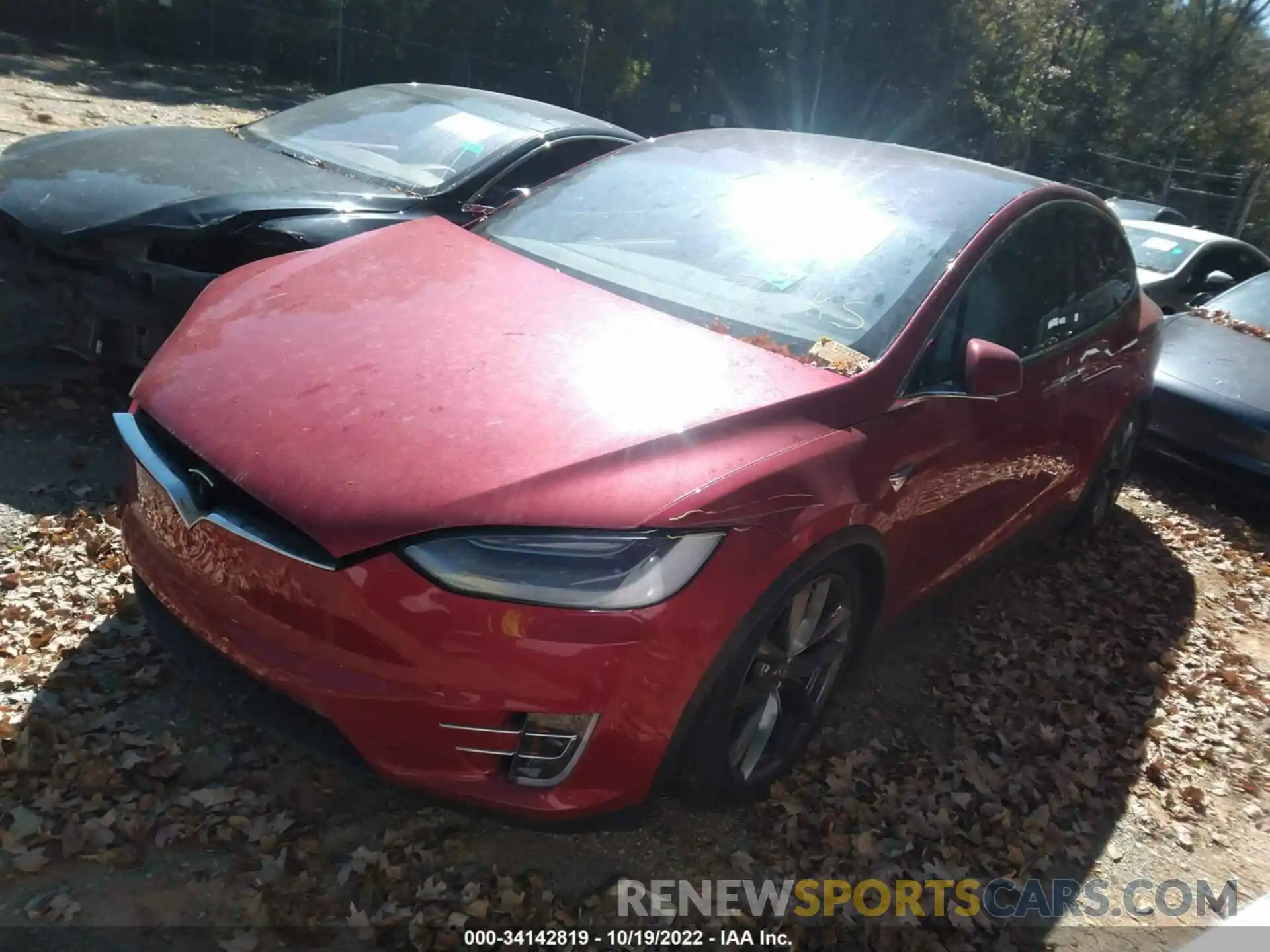 2 Фотография поврежденного автомобиля 5YJXCBE42LF235583 TESLA MODEL X 2020