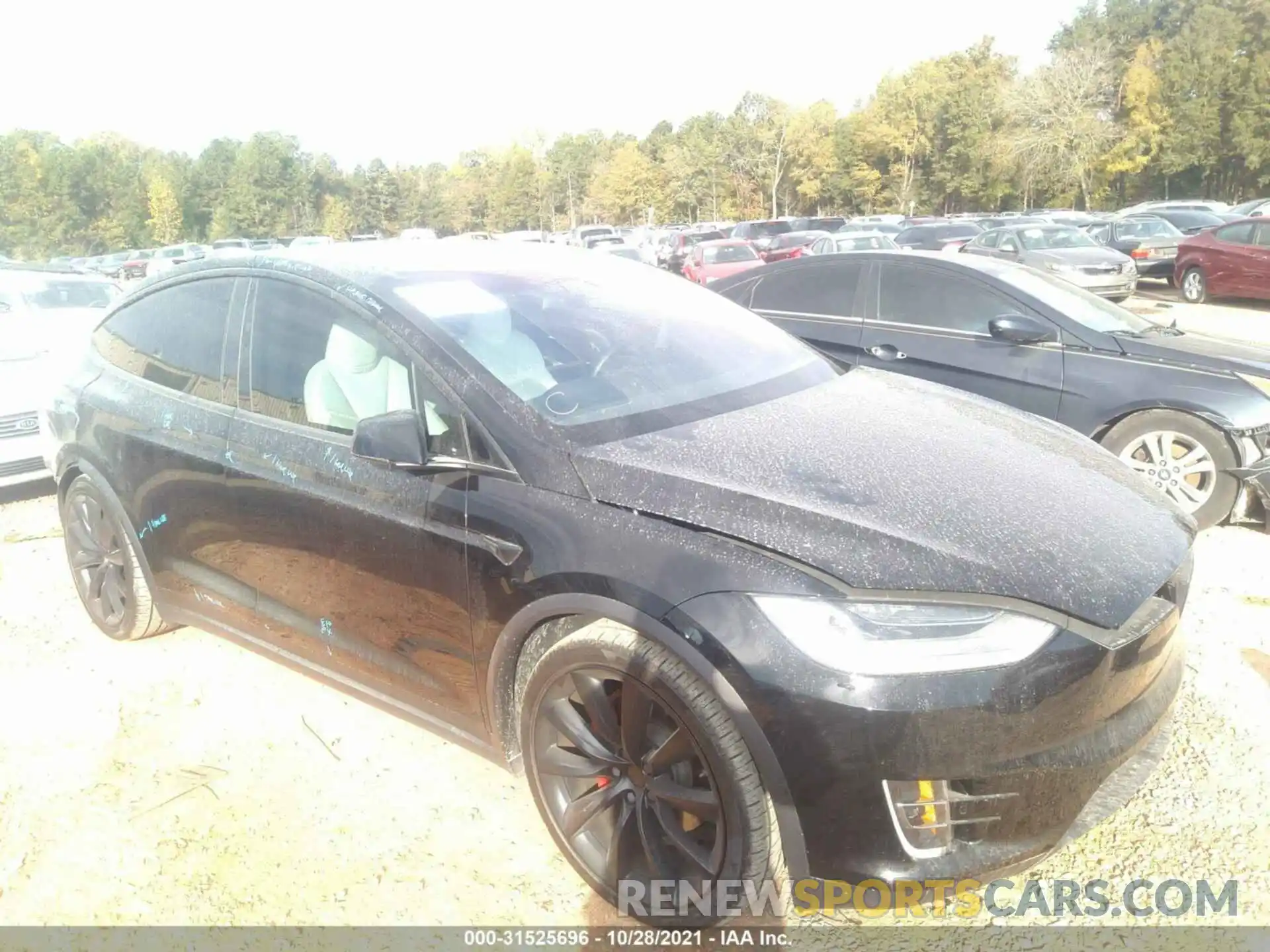 1 Фотография поврежденного автомобиля 5YJXCBE42LF284766 TESLA MODEL X 2020