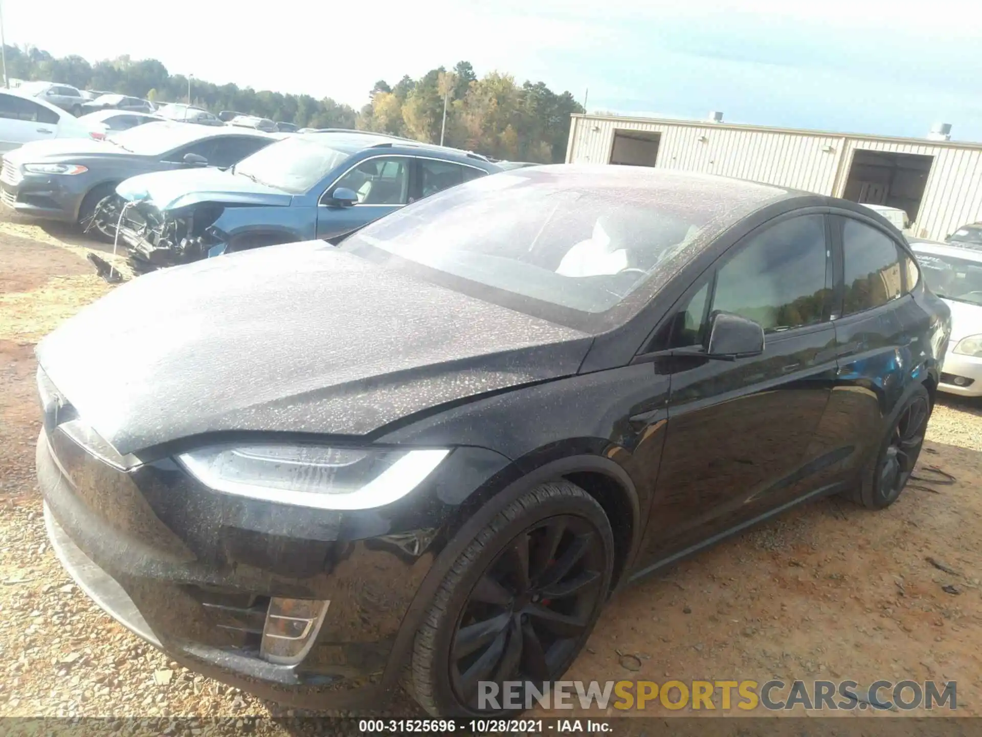 2 Photograph of a damaged car 5YJXCBE42LF284766 TESLA MODEL X 2020