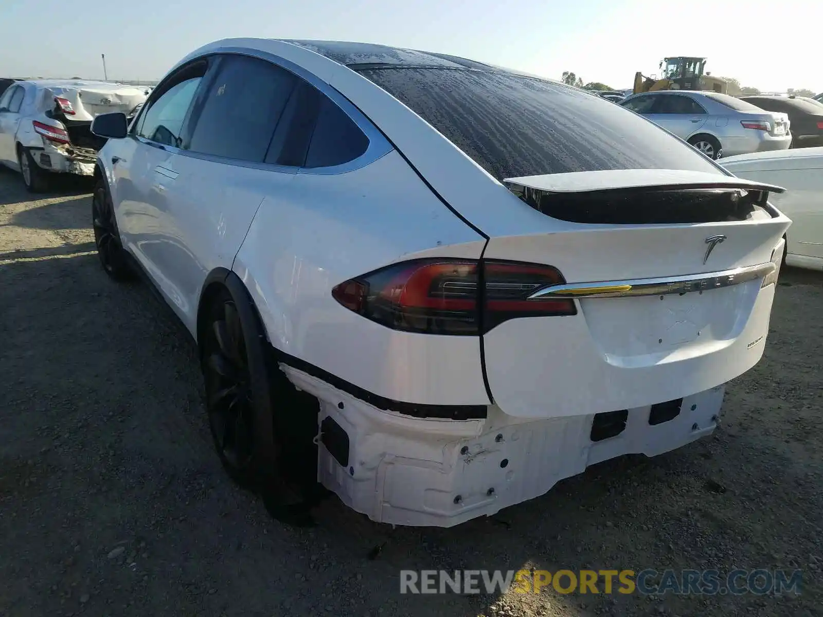 3 Фотография поврежденного автомобиля 5YJXCBE44LF246259 TESLA MODEL X 2020