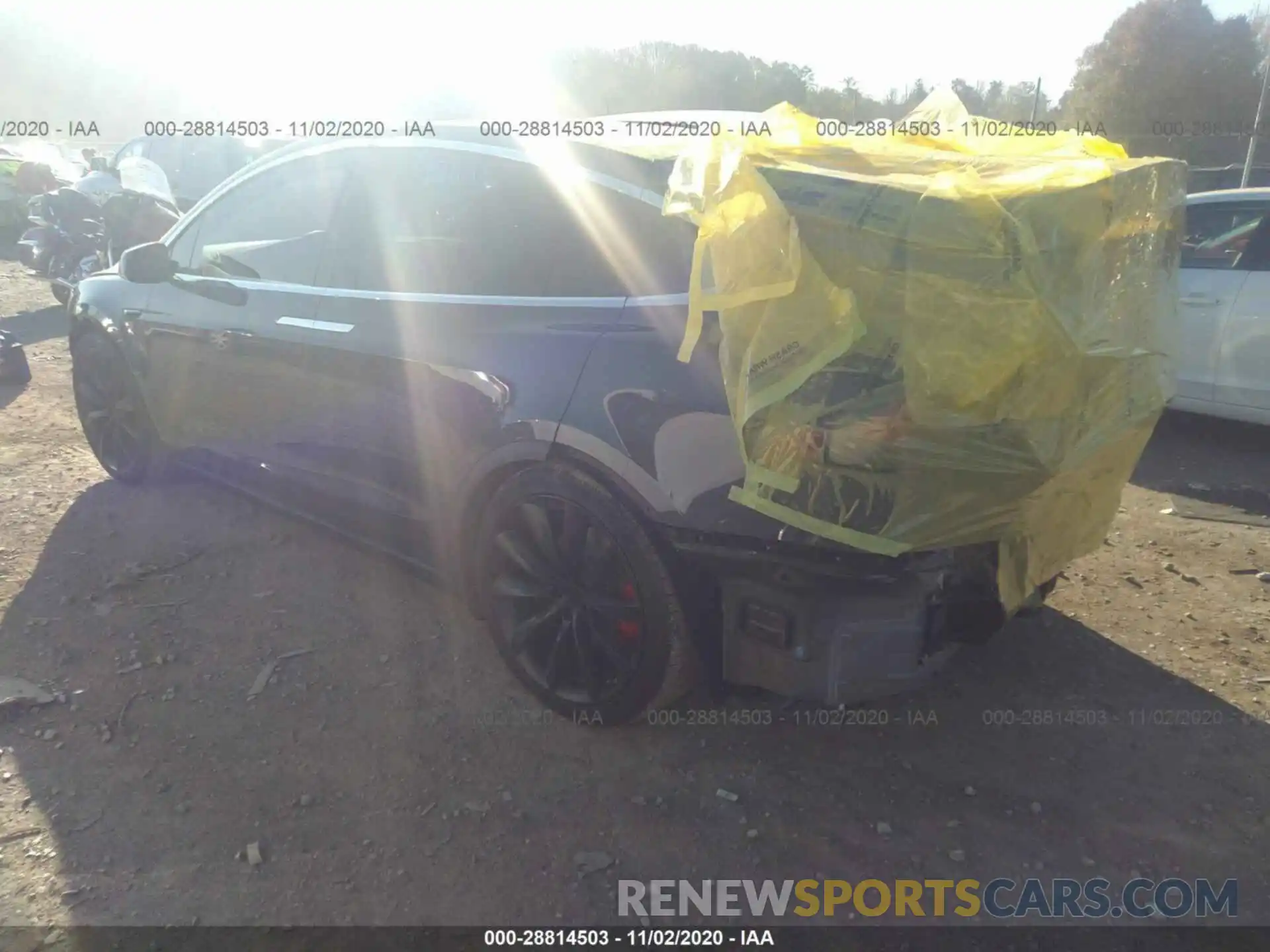 3 Photograph of a damaged car 5YJXCBE44LF264731 TESLA MODEL X 2020