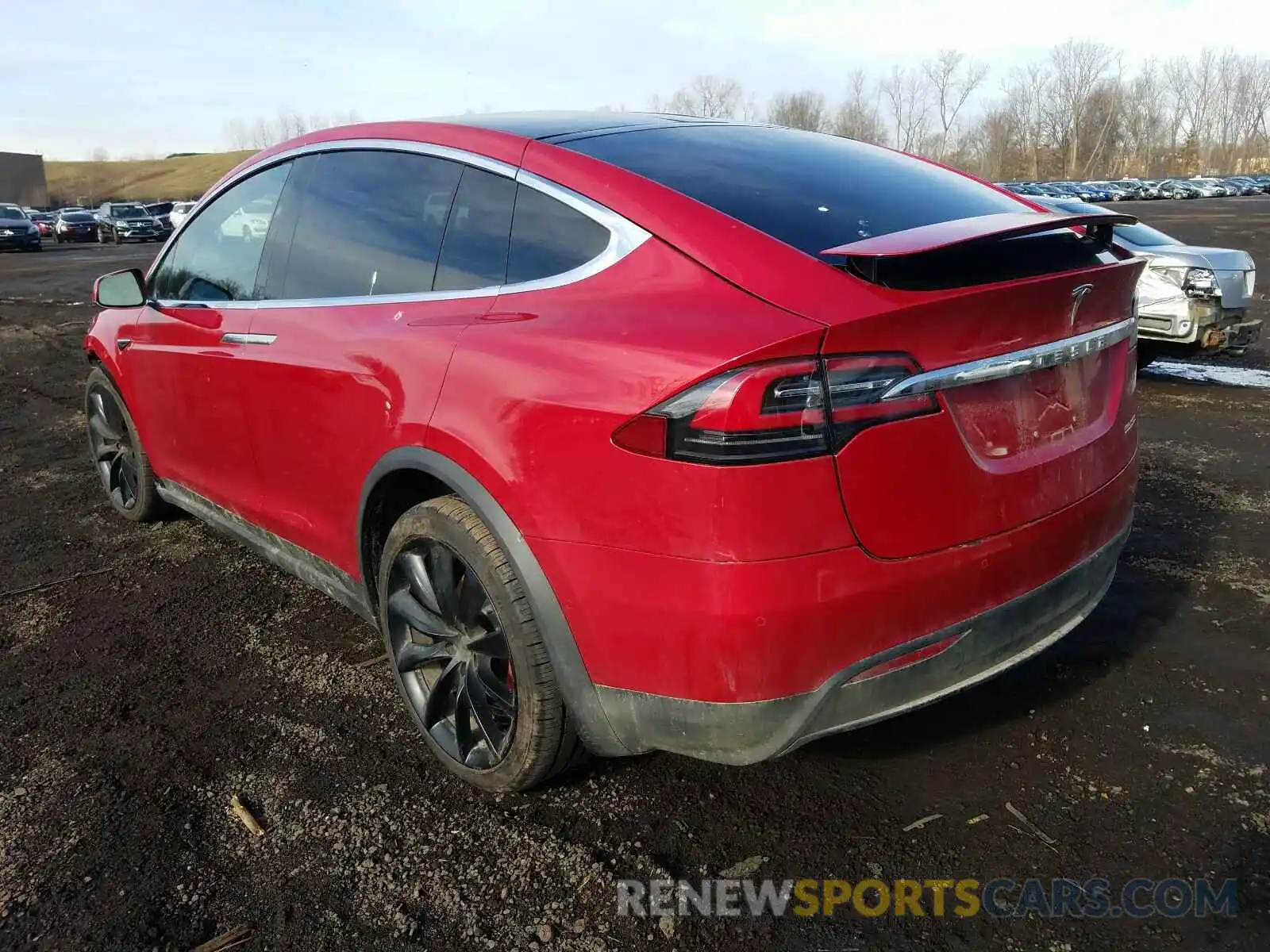 3 Фотография поврежденного автомобиля 5YJXCBE45LF261594 TESLA MODEL X 2020