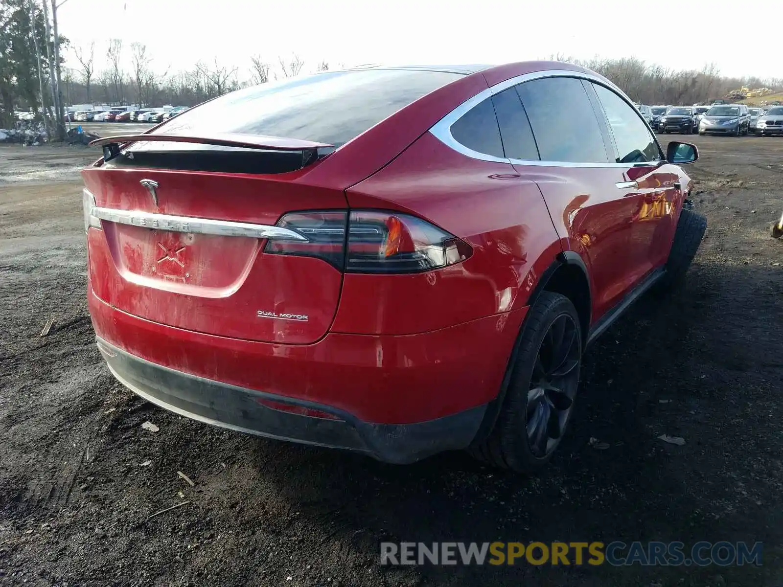 4 Фотография поврежденного автомобиля 5YJXCBE45LF261594 TESLA MODEL X 2020