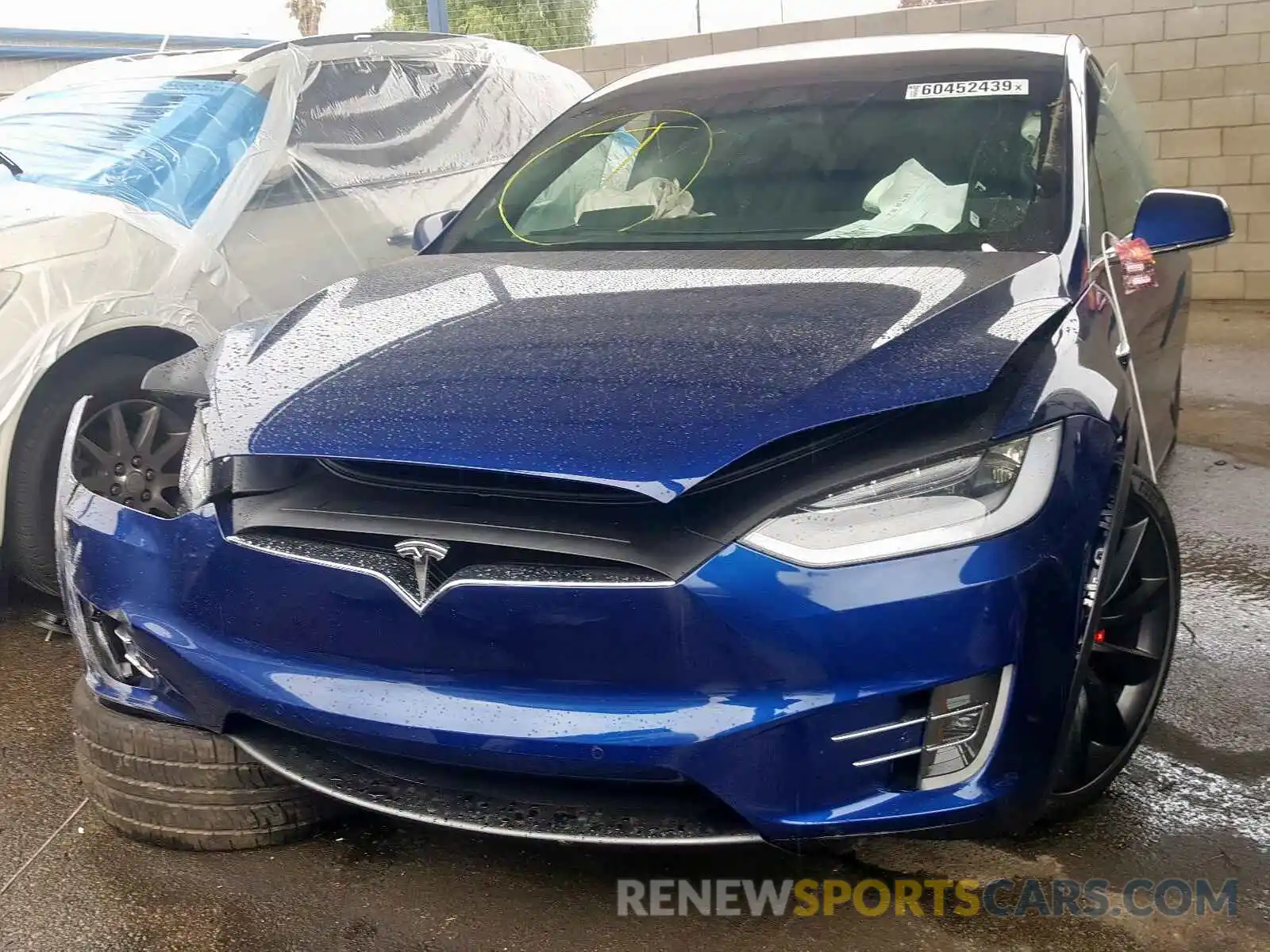 2 Photograph of a damaged car 5YJXCBE46LF228894 TESLA MODEL X 2020