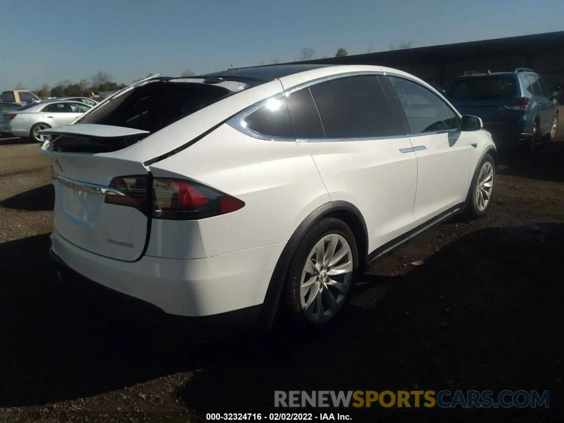 4 Photograph of a damaged car 5YJXCBE47LF303960 TESLA MODEL X 2020