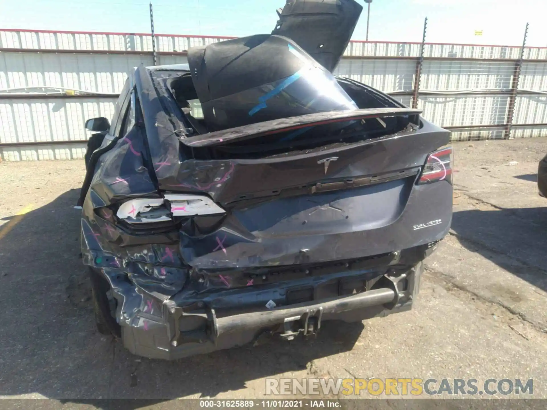 6 Photograph of a damaged car 5YJXCBE48LF273822 TESLA MODEL X 2020