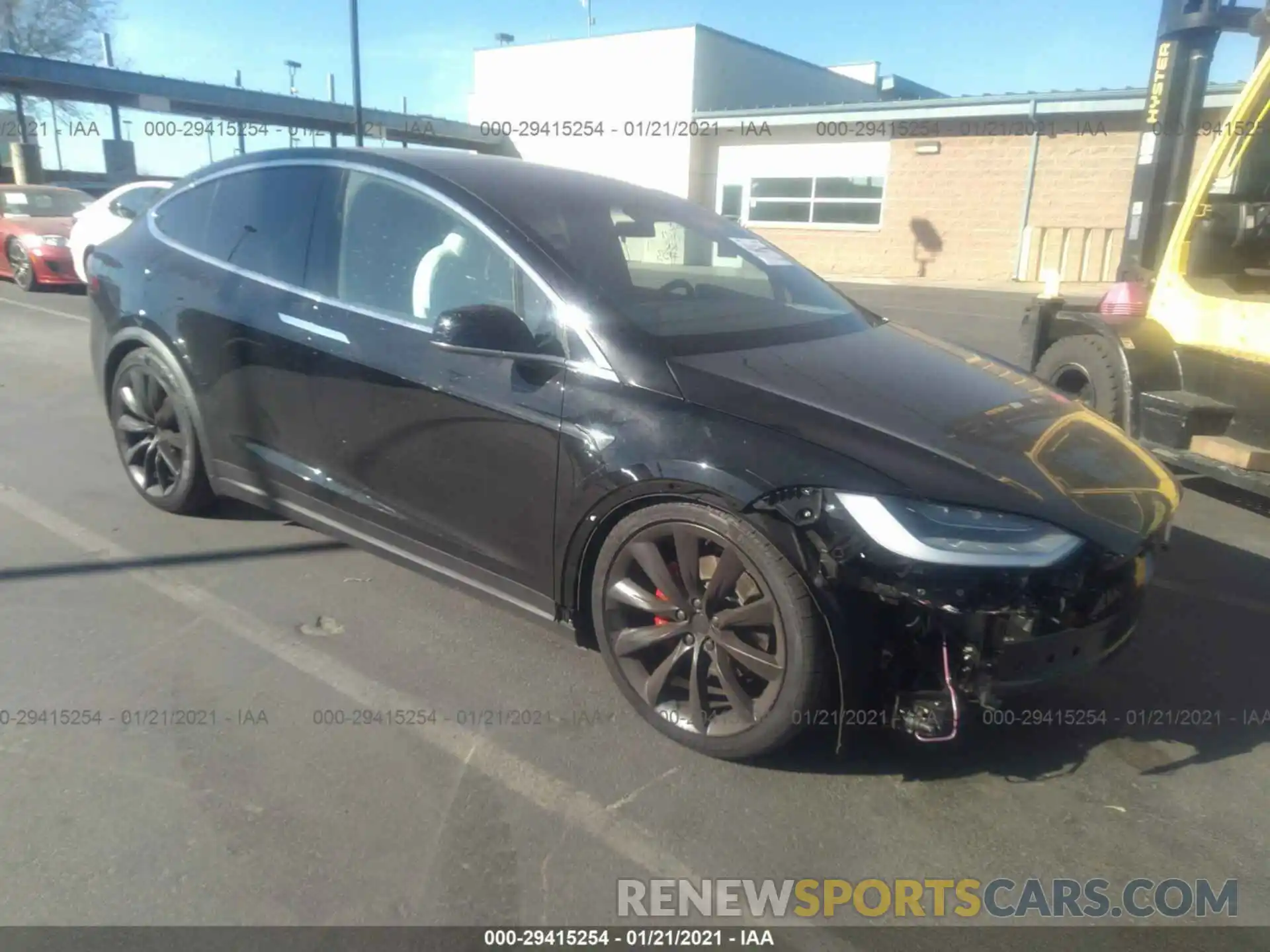 1 Photograph of a damaged car 5YJXCBE48LF280561 TESLA MODEL X 2020