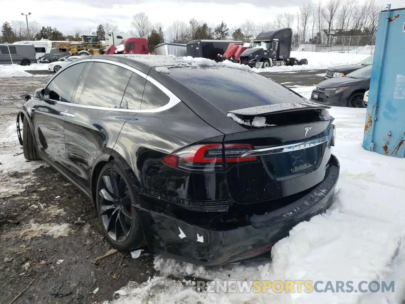 3 Photograph of a damaged car 5YJXCBE48LF301974 TESLA MODEL X 2020