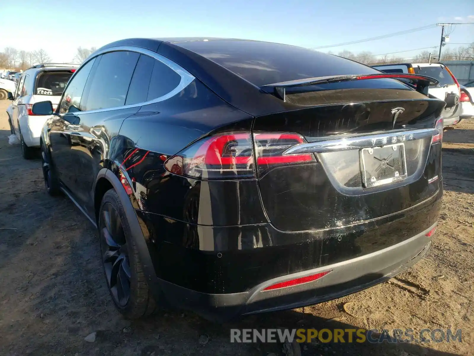 3 Фотография поврежденного автомобиля 5YJXCBE49LF233166 TESLA MODEL X 2020