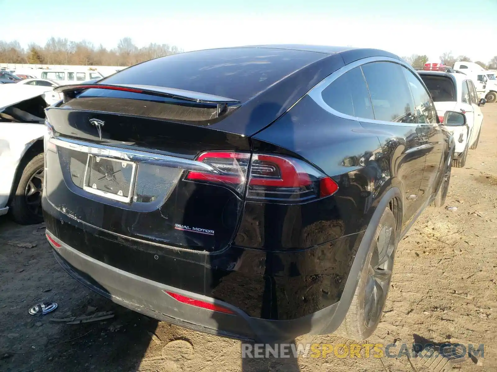 4 Фотография поврежденного автомобиля 5YJXCBE49LF233166 TESLA MODEL X 2020