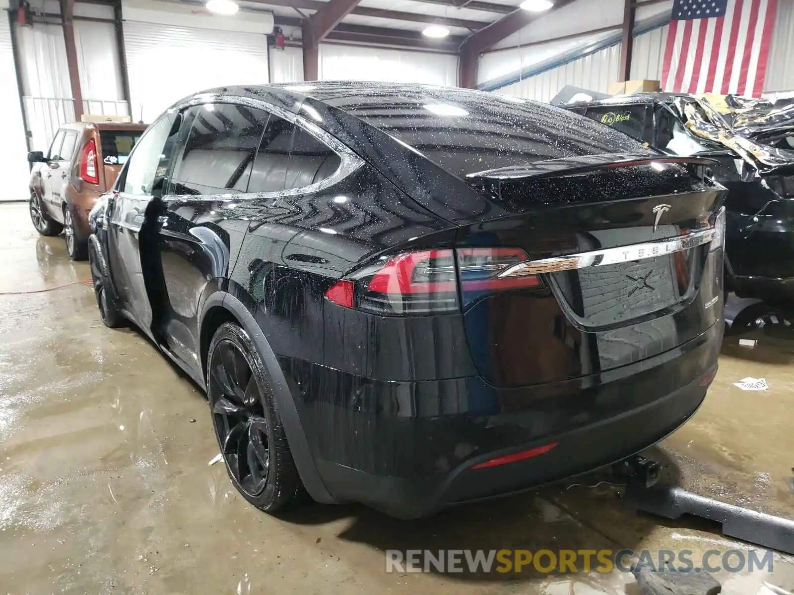 3 Фотография поврежденного автомобиля 5YJXCBE49LF261355 TESLA MODEL X 2020