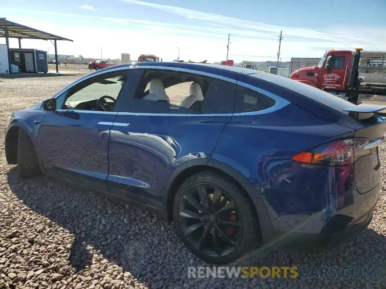 2 Photograph of a damaged car 5YJXCBE49LF274137 TESLA MODEL X 2020