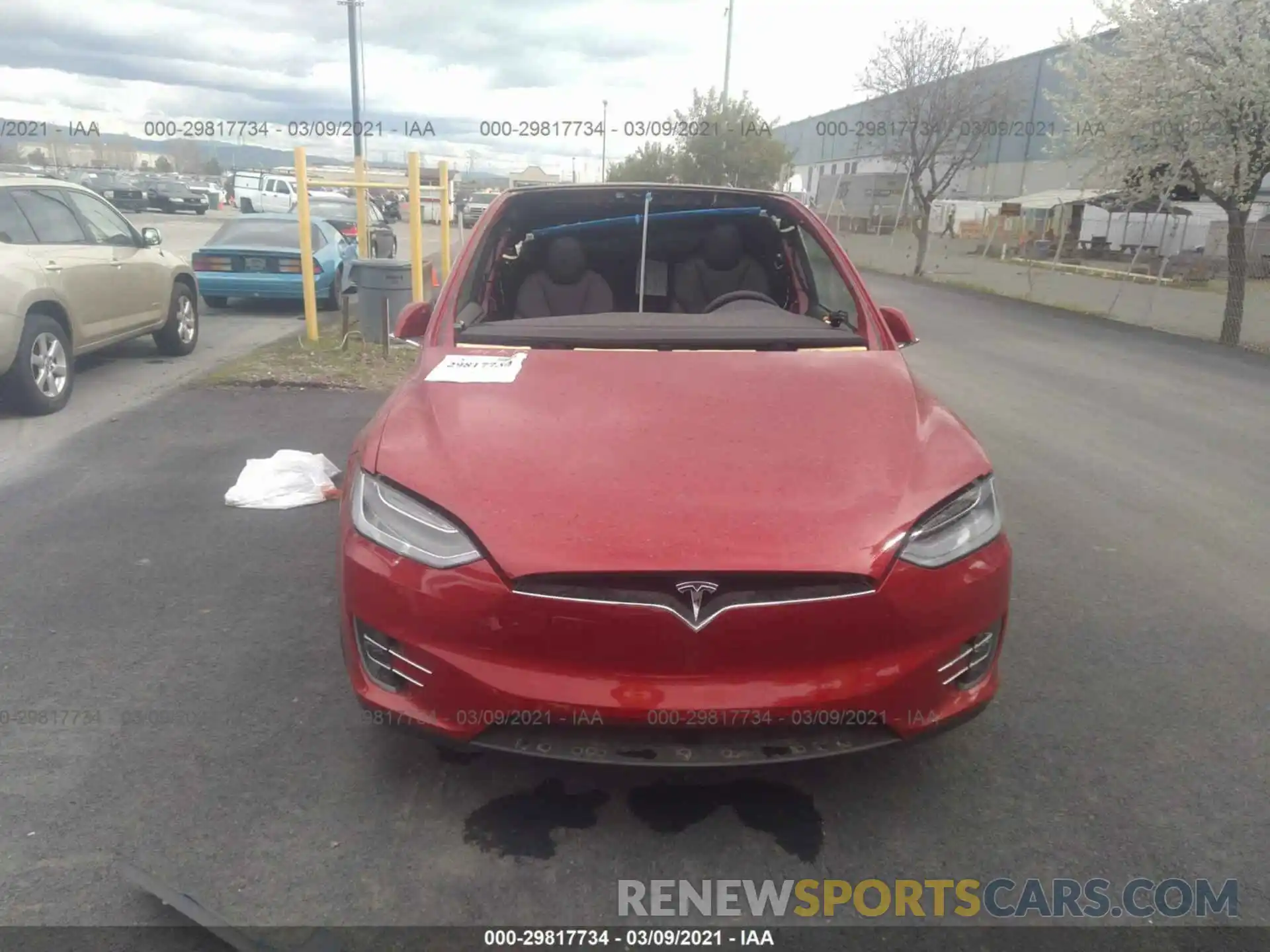 6 Фотография поврежденного автомобиля 5YJXCCE2XMF311041 TESLA MODEL X 2020