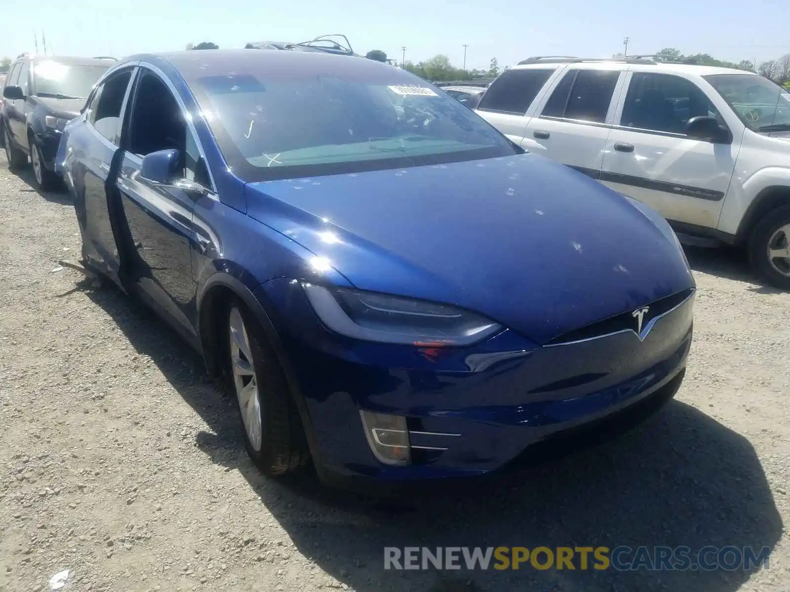 1 Photograph of a damaged car 5YJXCDE20LF238038 TESLA MODEL X 2020