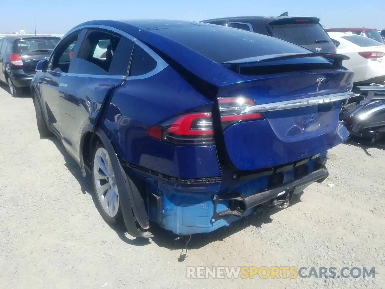 3 Photograph of a damaged car 5YJXCDE20LF238038 TESLA MODEL X 2020