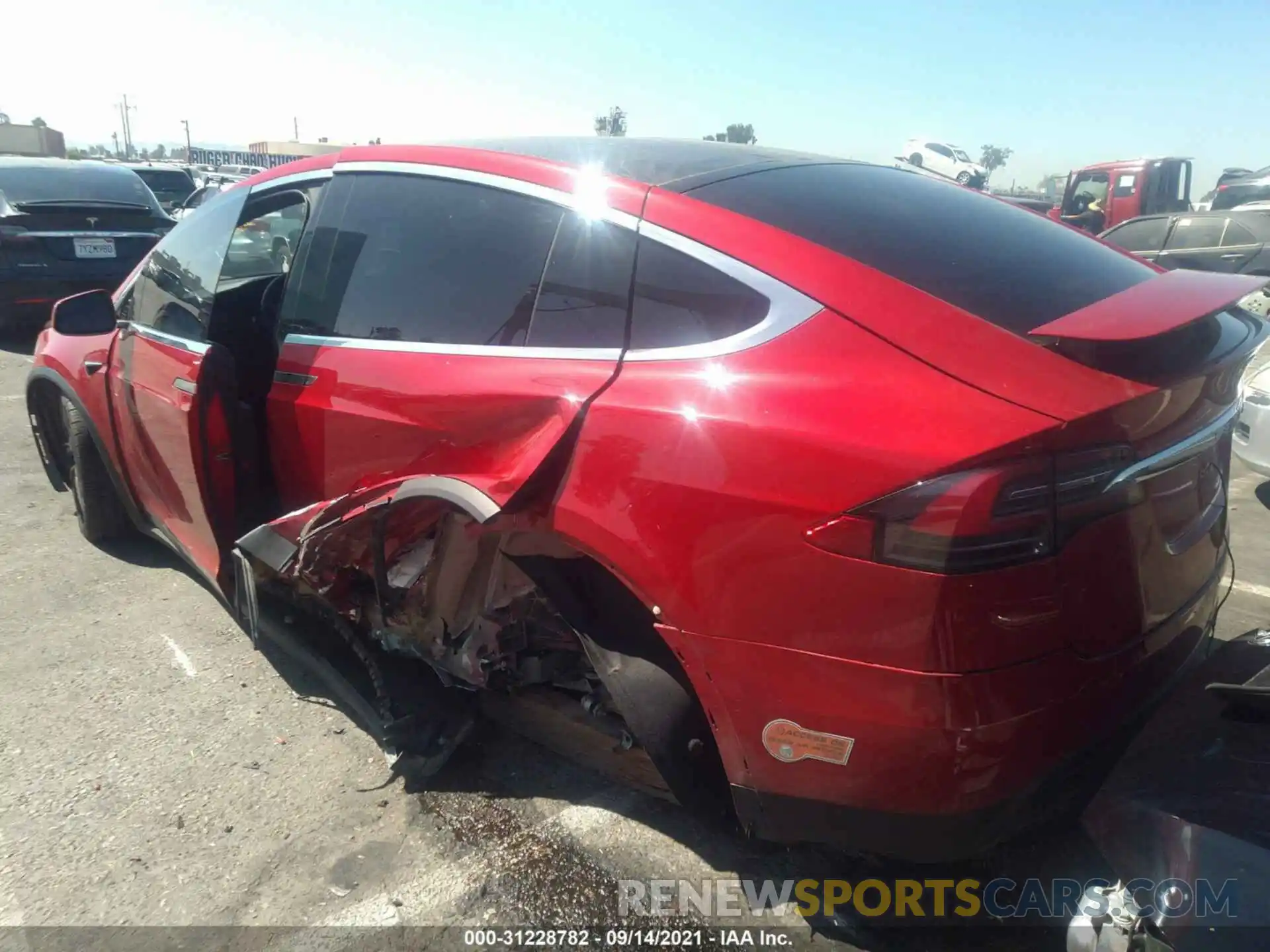 3 Photograph of a damaged car 5YJXCDE20LF245443 TESLA MODEL X 2020