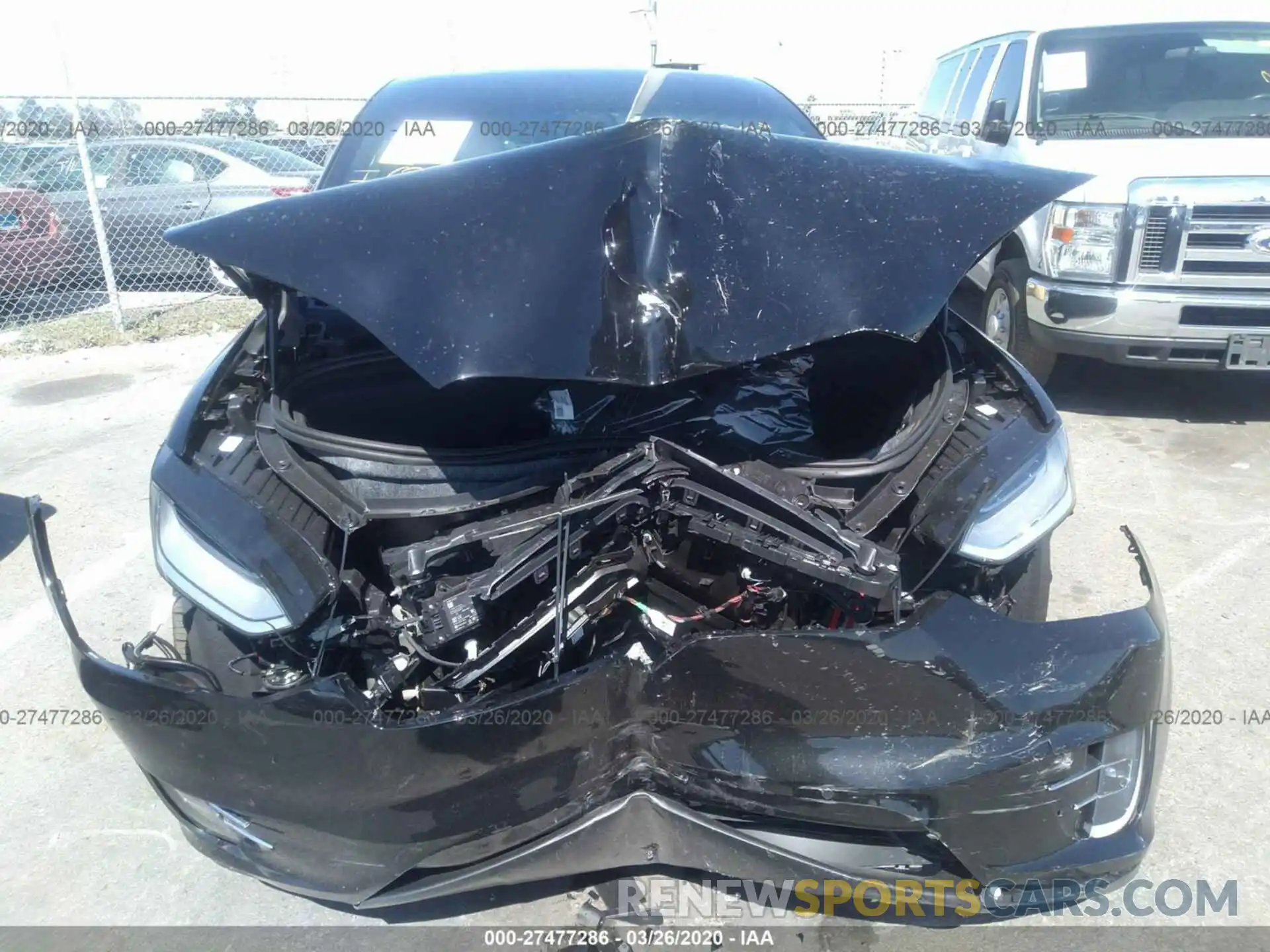 10 Photograph of a damaged car 5YJXCDE20LF261447 TESLA MODEL X 2020