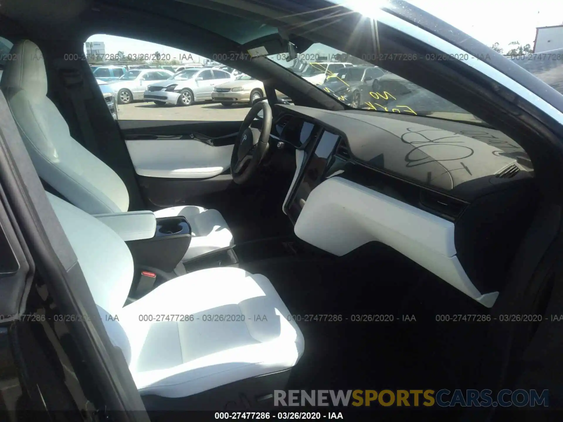 5 Photograph of a damaged car 5YJXCDE20LF261447 TESLA MODEL X 2020