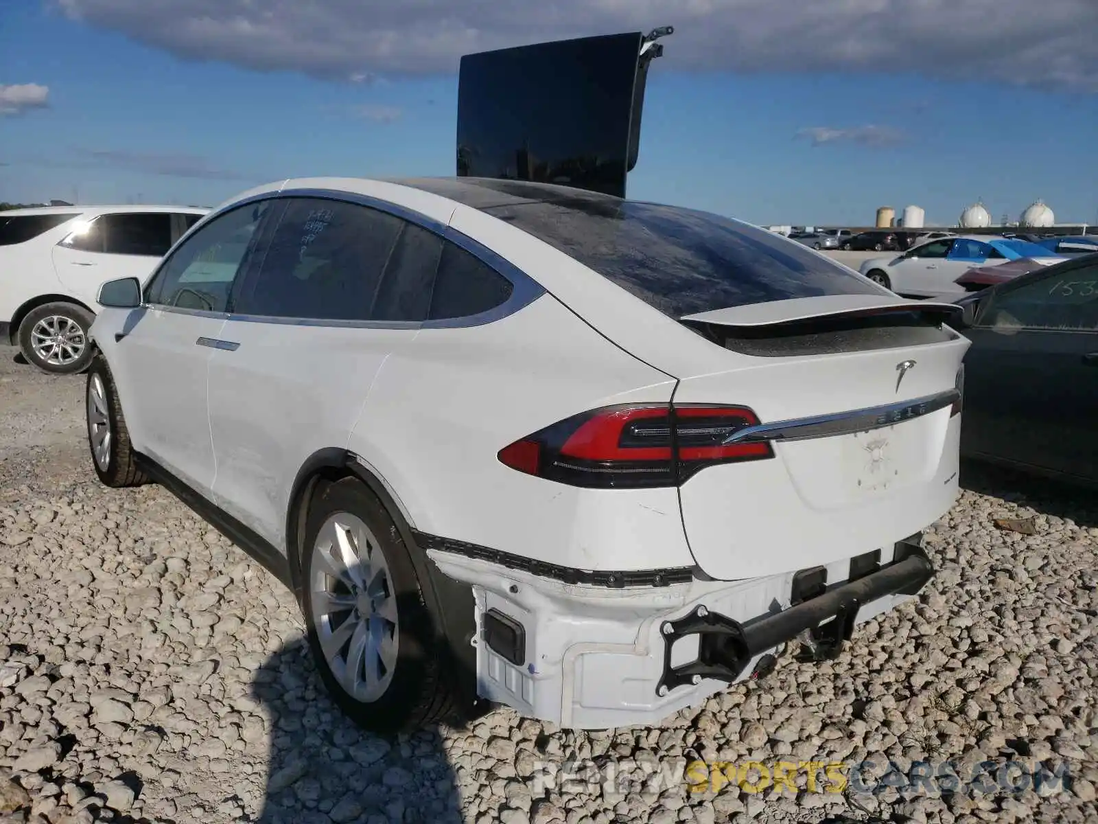 3 Photograph of a damaged car 5YJXCDE20LF300036 TESLA MODEL X 2020