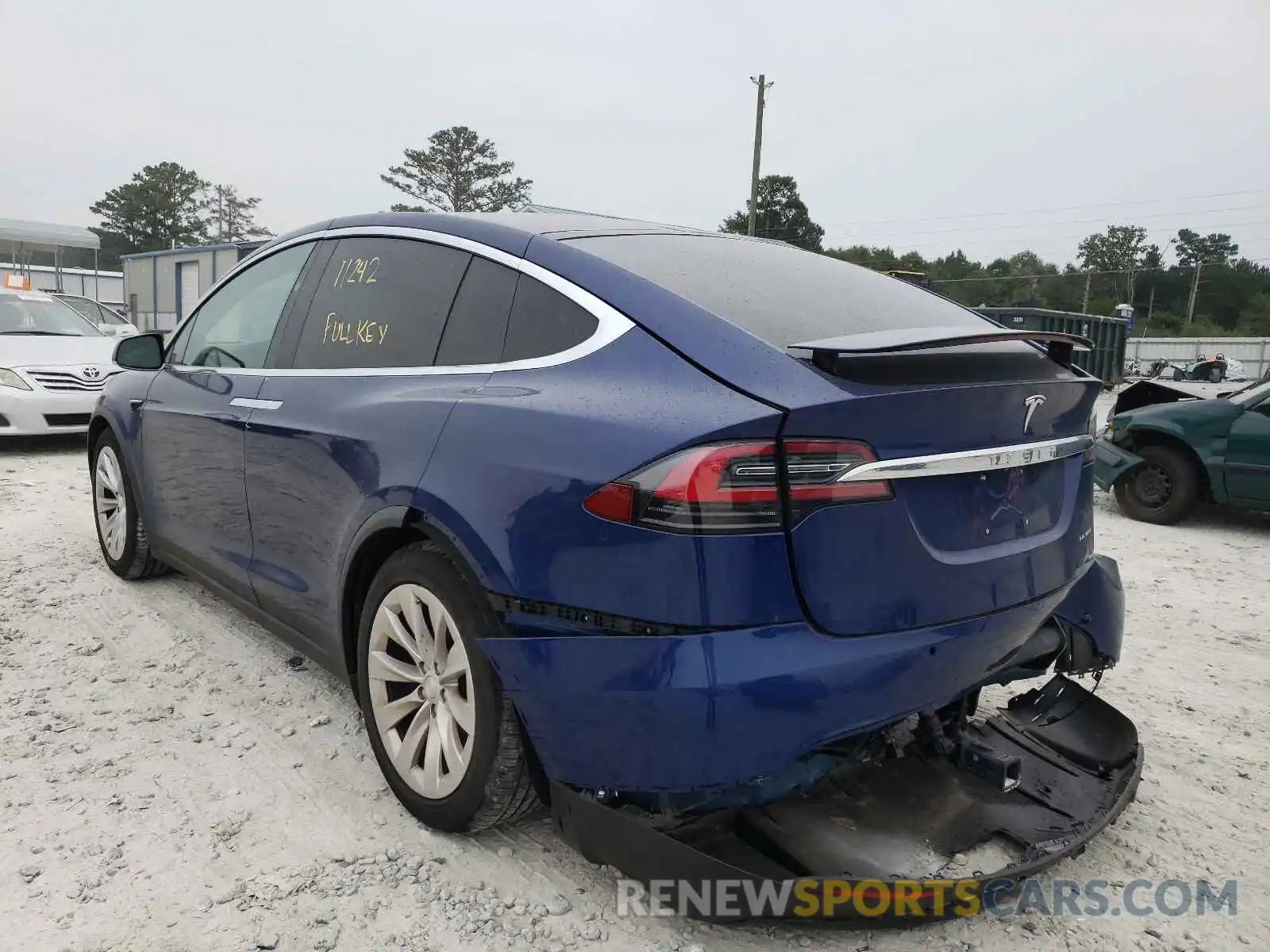 3 Photograph of a damaged car 5YJXCDE21LF216839 TESLA MODEL X 2020