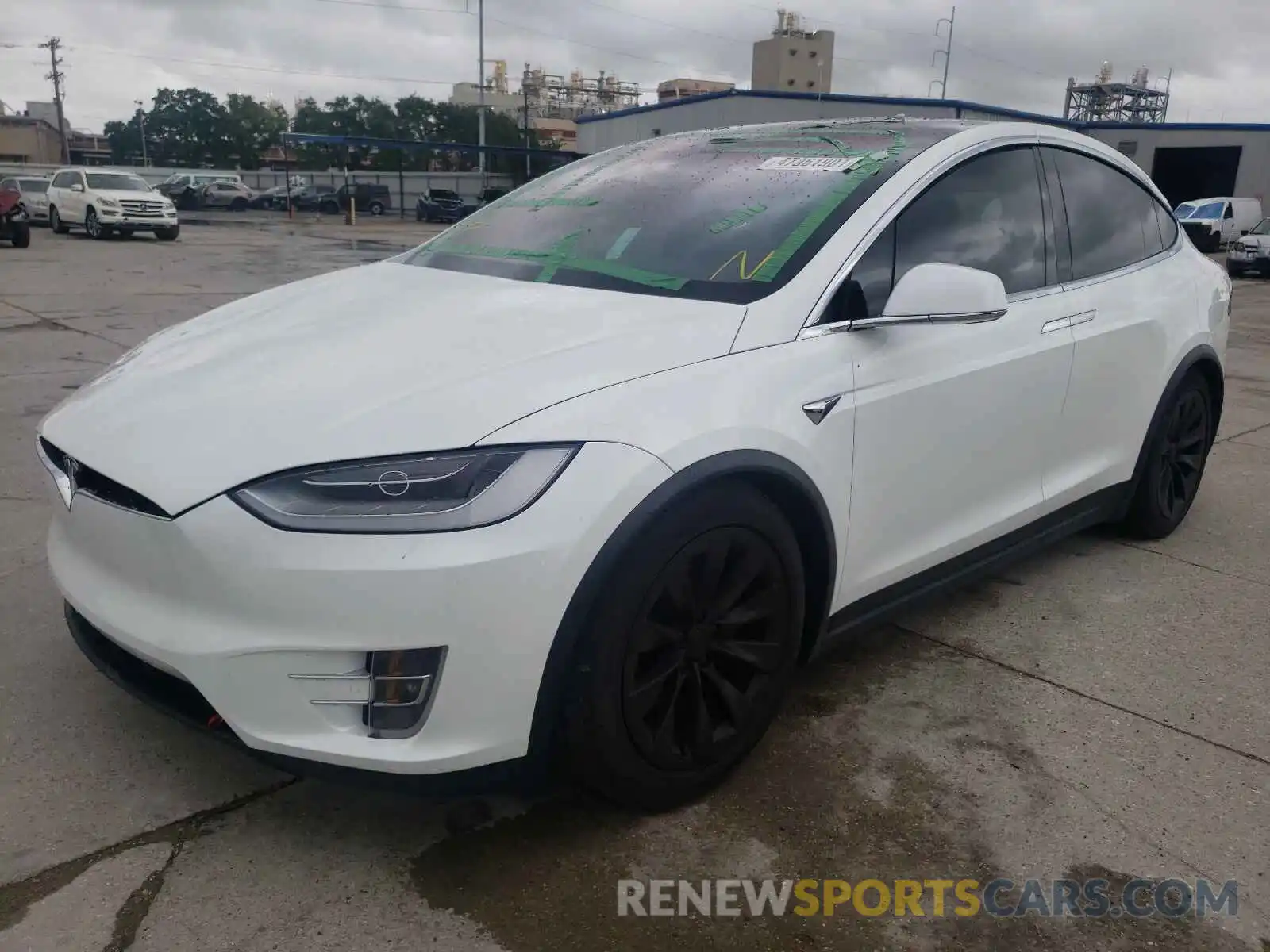 2 Photograph of a damaged car 5YJXCDE21LF230966 TESLA MODEL X 2020