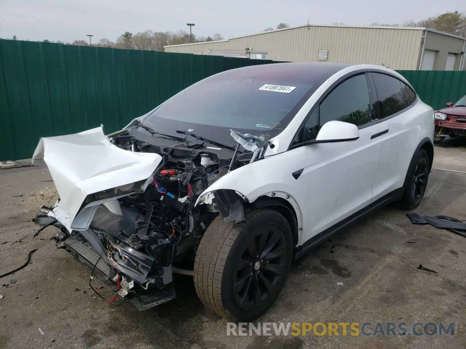 2 Photograph of a damaged car 5YJXCDE22LF232340 TESLA MODEL X 2020