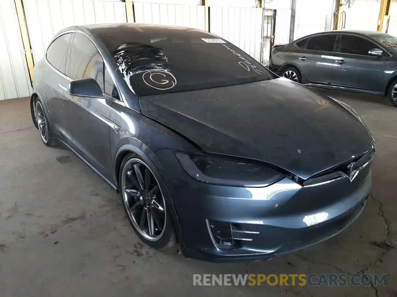 1 Photograph of a damaged car 5YJXCDE22LF248862 TESLA MODEL X 2020