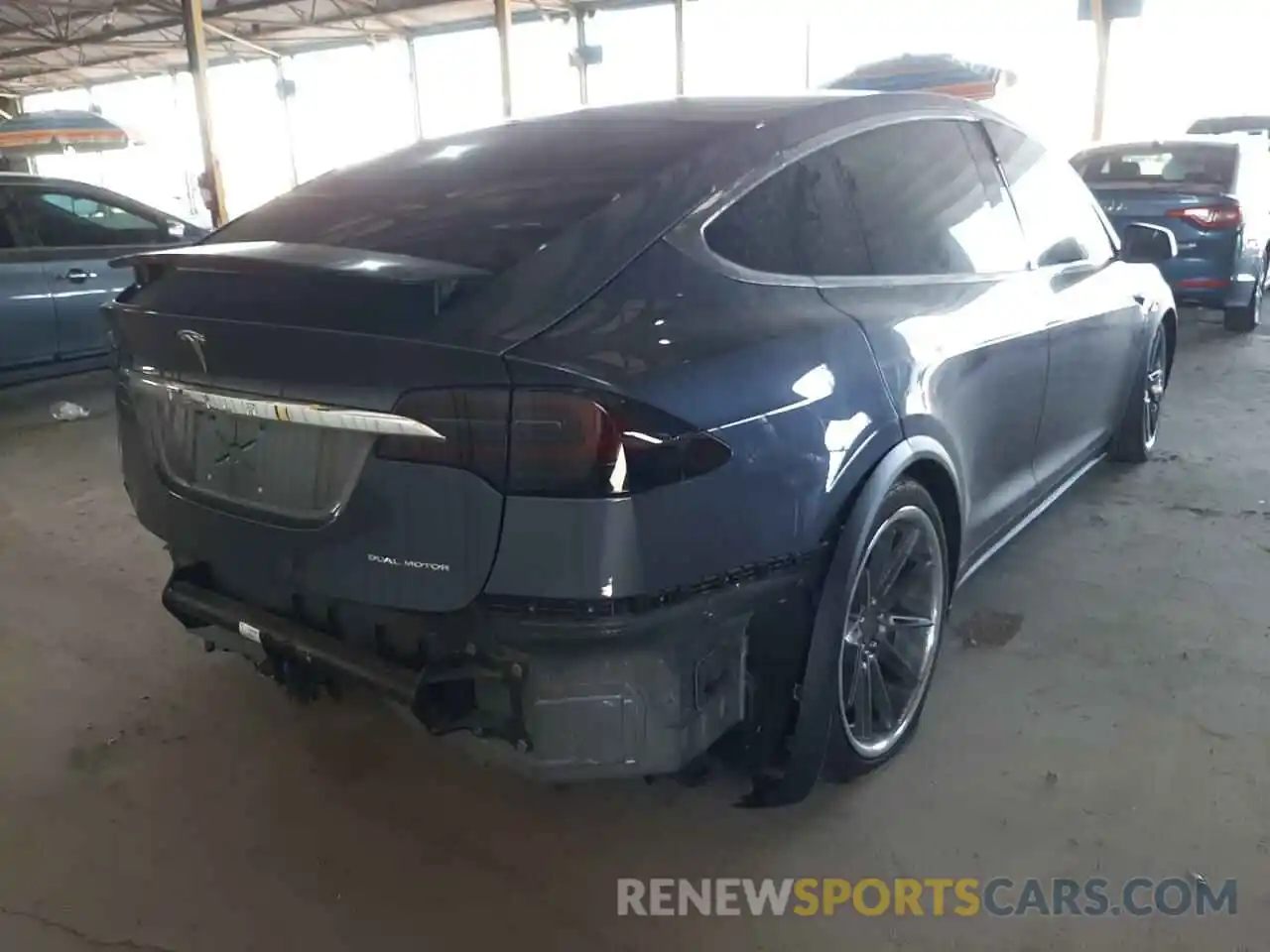 4 Photograph of a damaged car 5YJXCDE22LF248862 TESLA MODEL X 2020