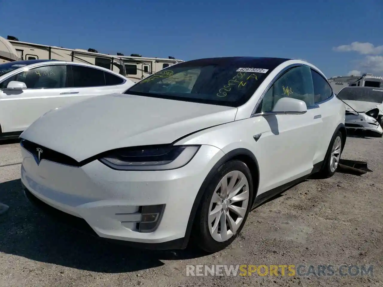 2 Photograph of a damaged car 5YJXCDE22LF249770 TESLA MODEL X 2020