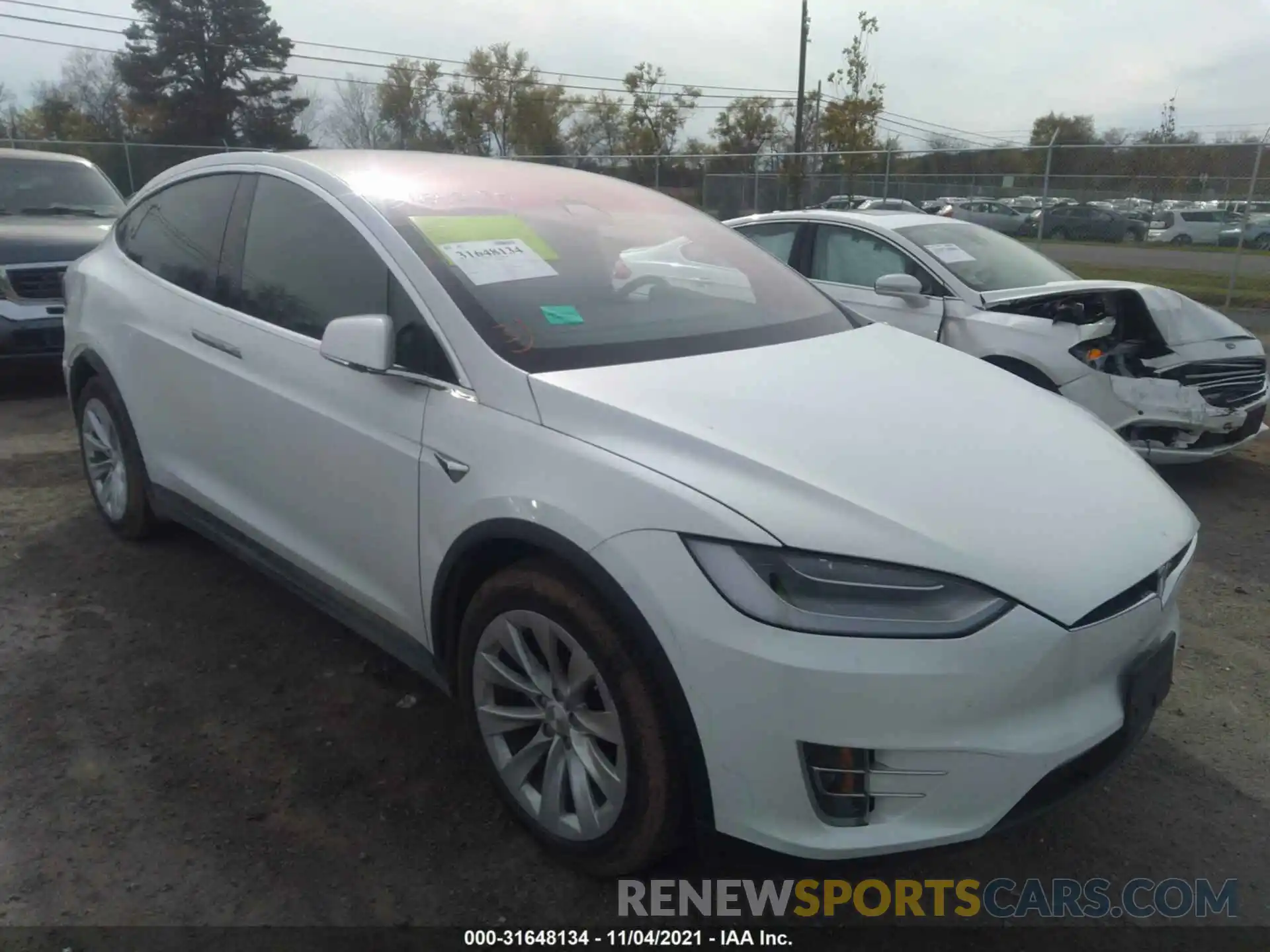 1 Photograph of a damaged car 5YJXCDE22LF250806 TESLA MODEL X 2020