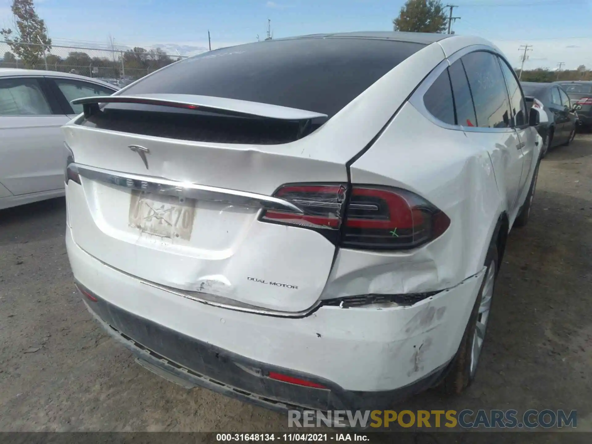 6 Фотография поврежденного автомобиля 5YJXCDE22LF250806 TESLA MODEL X 2020