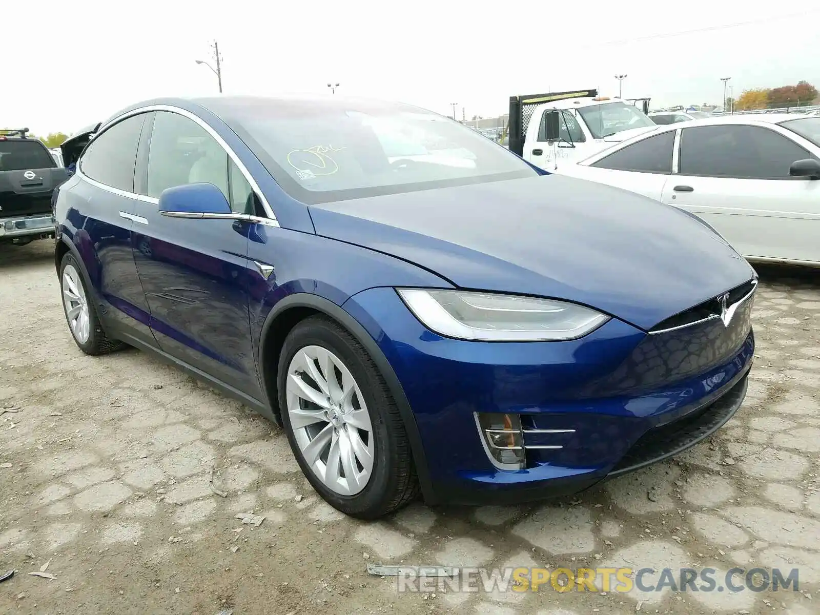 1 Photograph of a damaged car 5YJXCDE23LF232864 TESLA MODEL X 2020