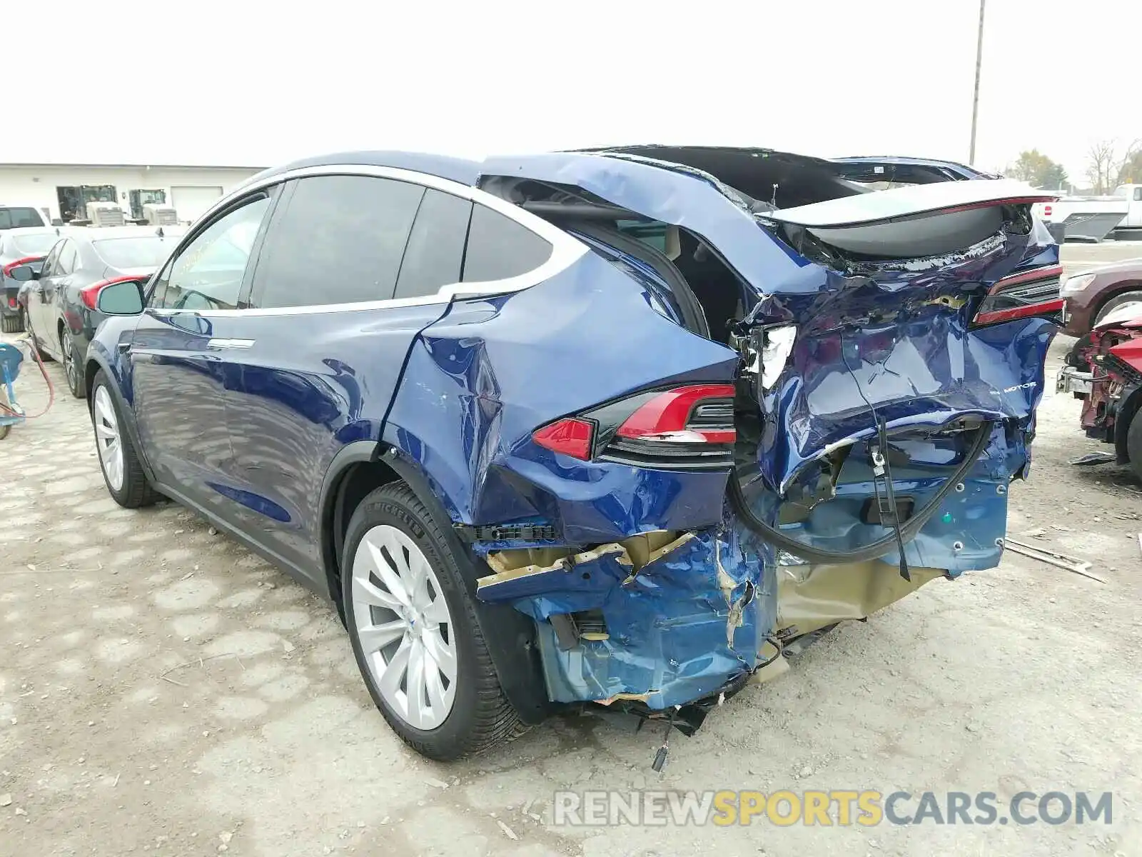 3 Photograph of a damaged car 5YJXCDE23LF232864 TESLA MODEL X 2020