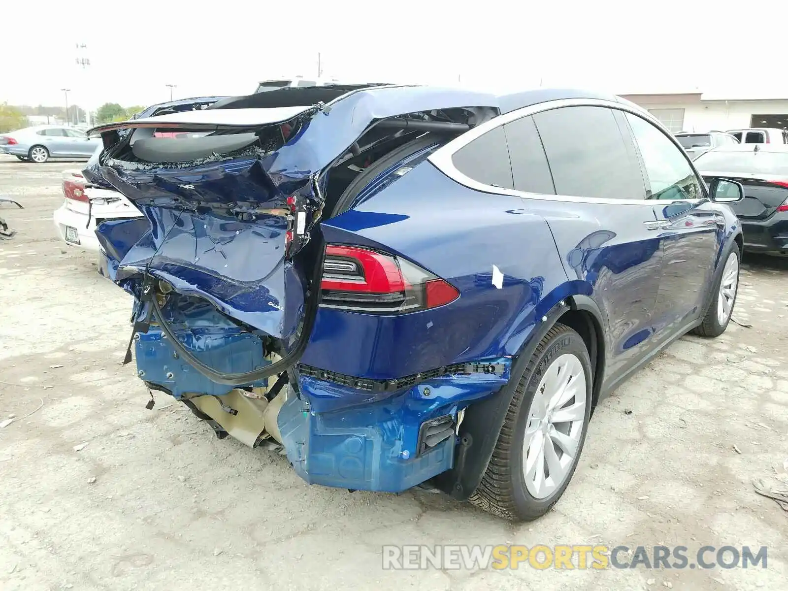 4 Photograph of a damaged car 5YJXCDE23LF232864 TESLA MODEL X 2020