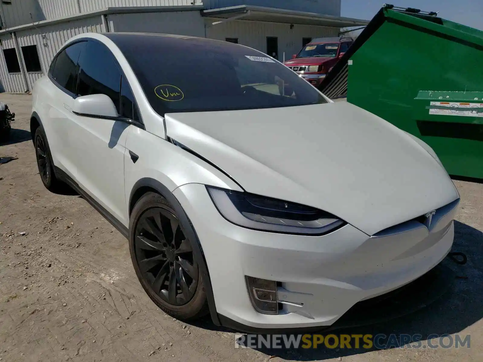 1 Photograph of a damaged car 5YJXCDE23LF242567 TESLA MODEL X 2020