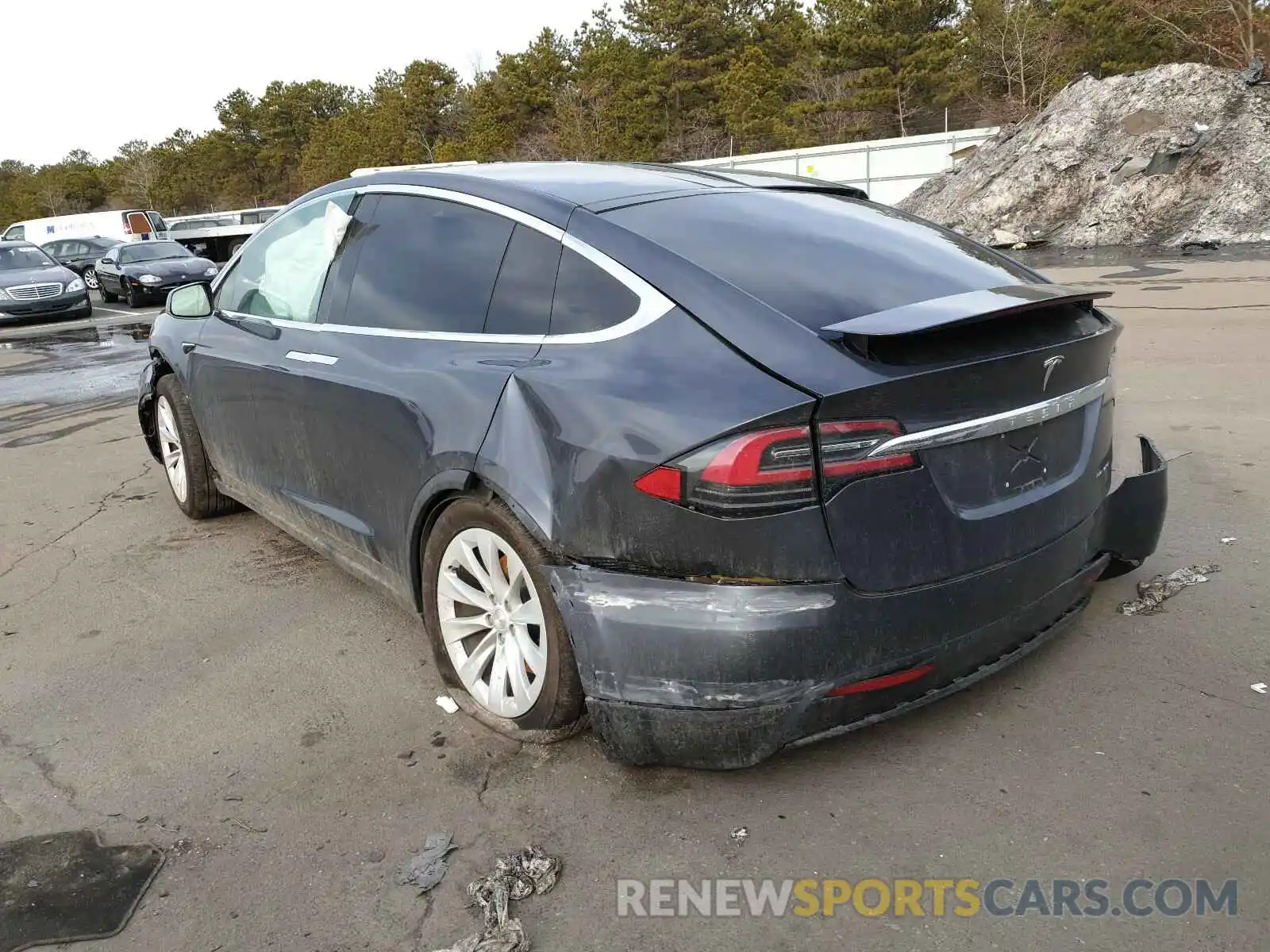 3 Photograph of a damaged car 5YJXCDE23LF263063 TESLA MODEL X 2020