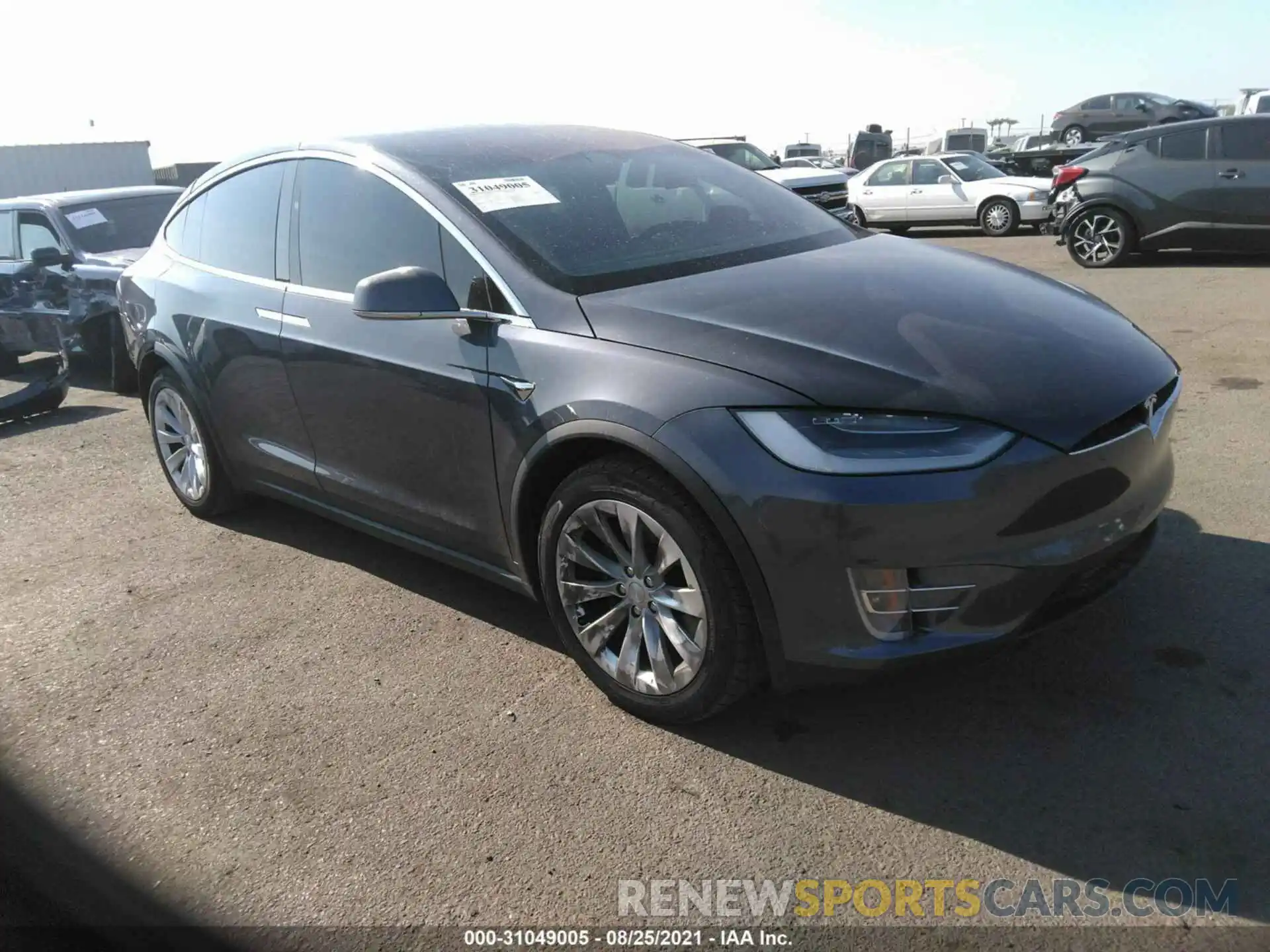 1 Photograph of a damaged car 5YJXCDE23LF272135 TESLA MODEL X 2020