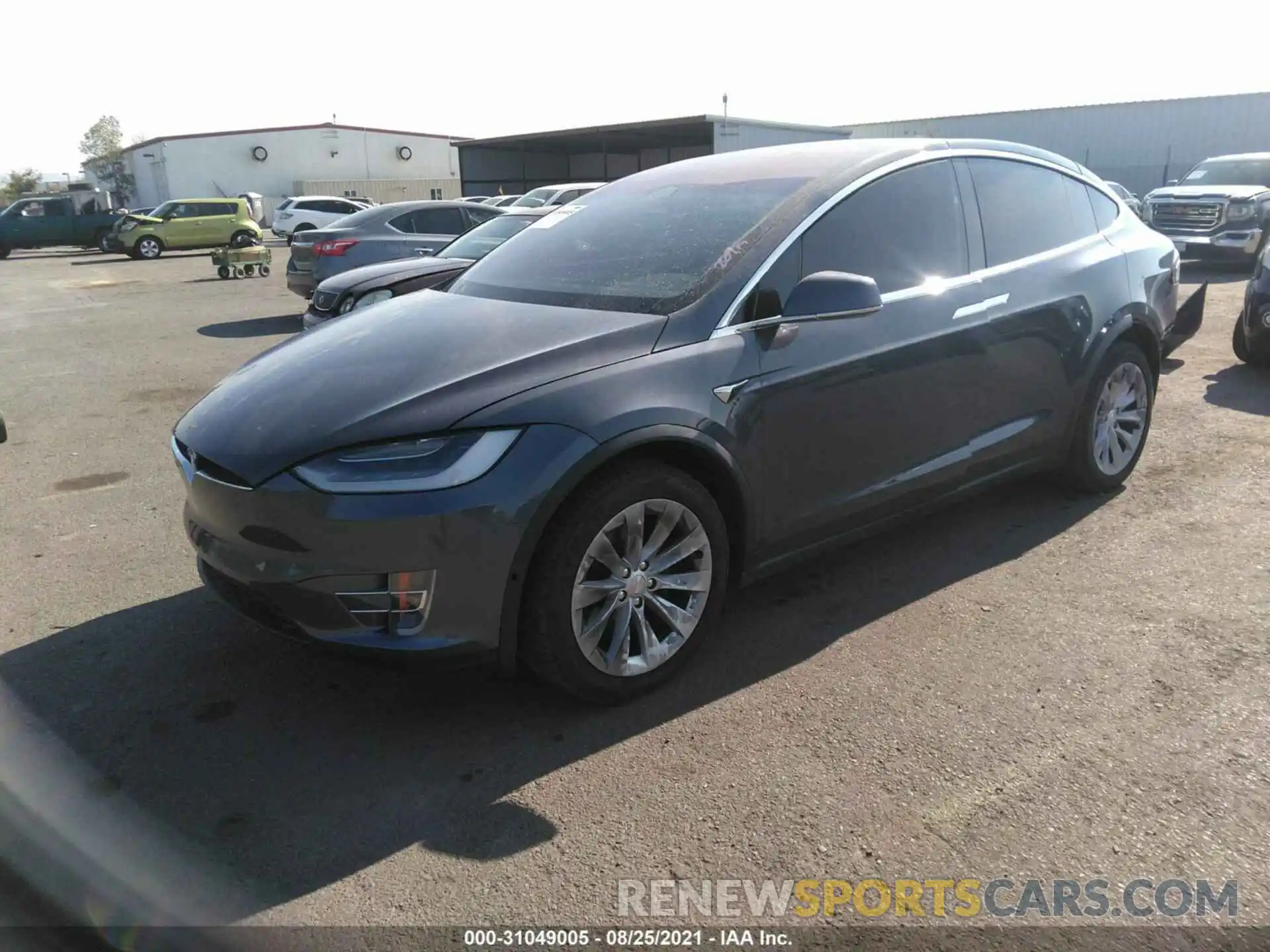 2 Photograph of a damaged car 5YJXCDE23LF272135 TESLA MODEL X 2020