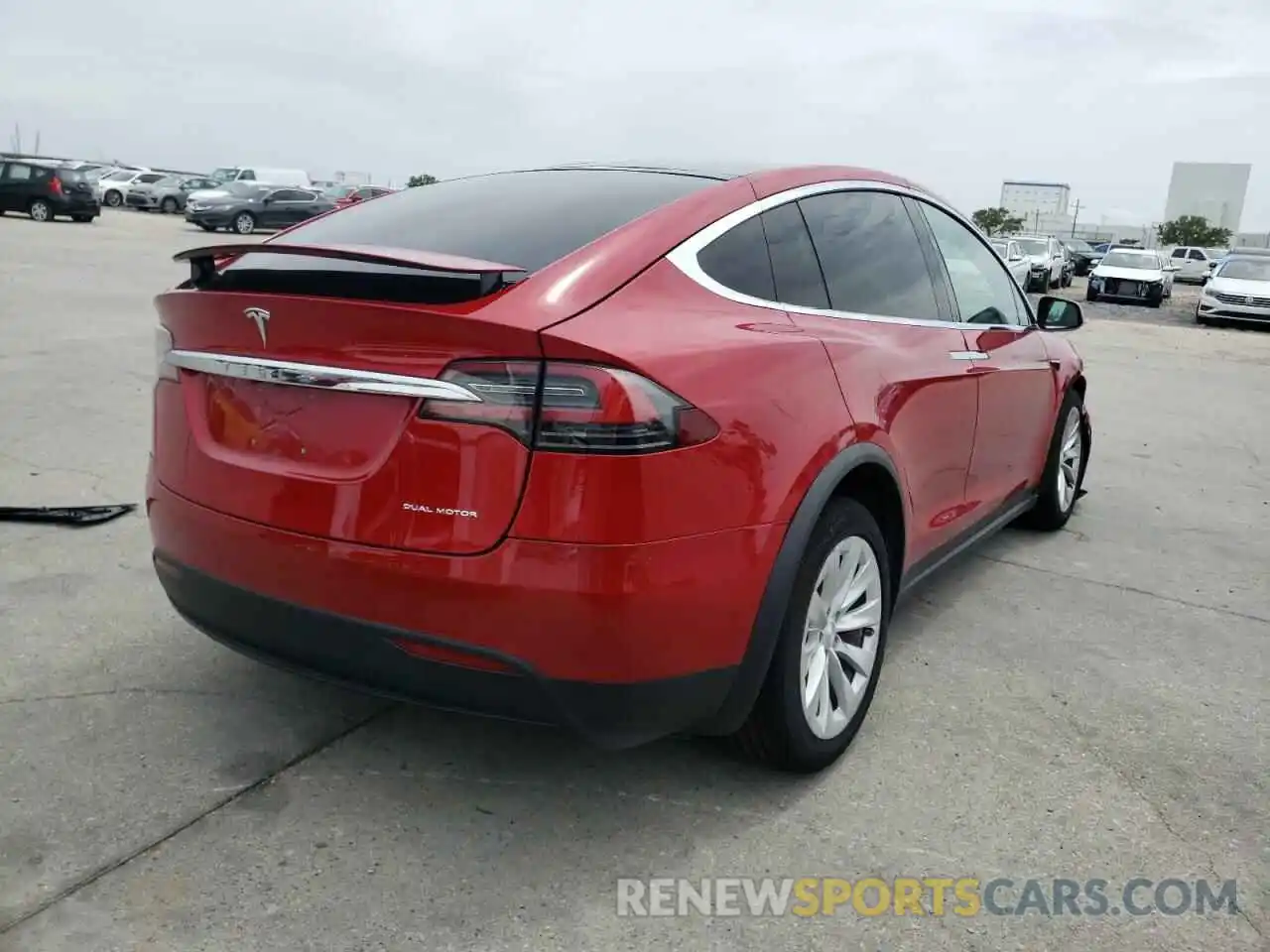 4 Фотография поврежденного автомобиля 5YJXCDE23LF283006 TESLA MODEL X 2020