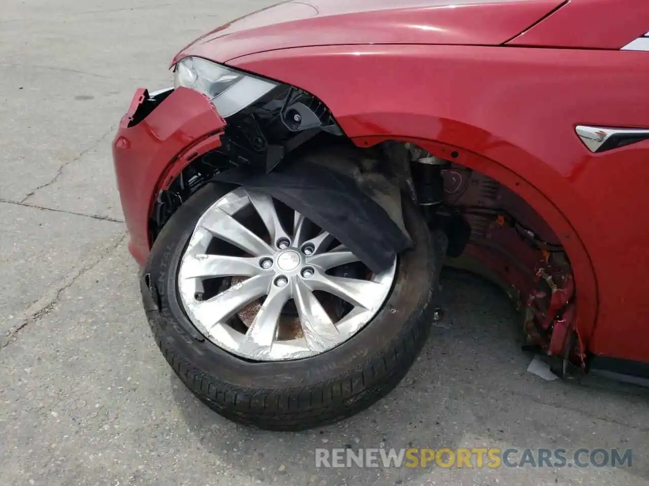 9 Photograph of a damaged car 5YJXCDE23LF283006 TESLA MODEL X 2020