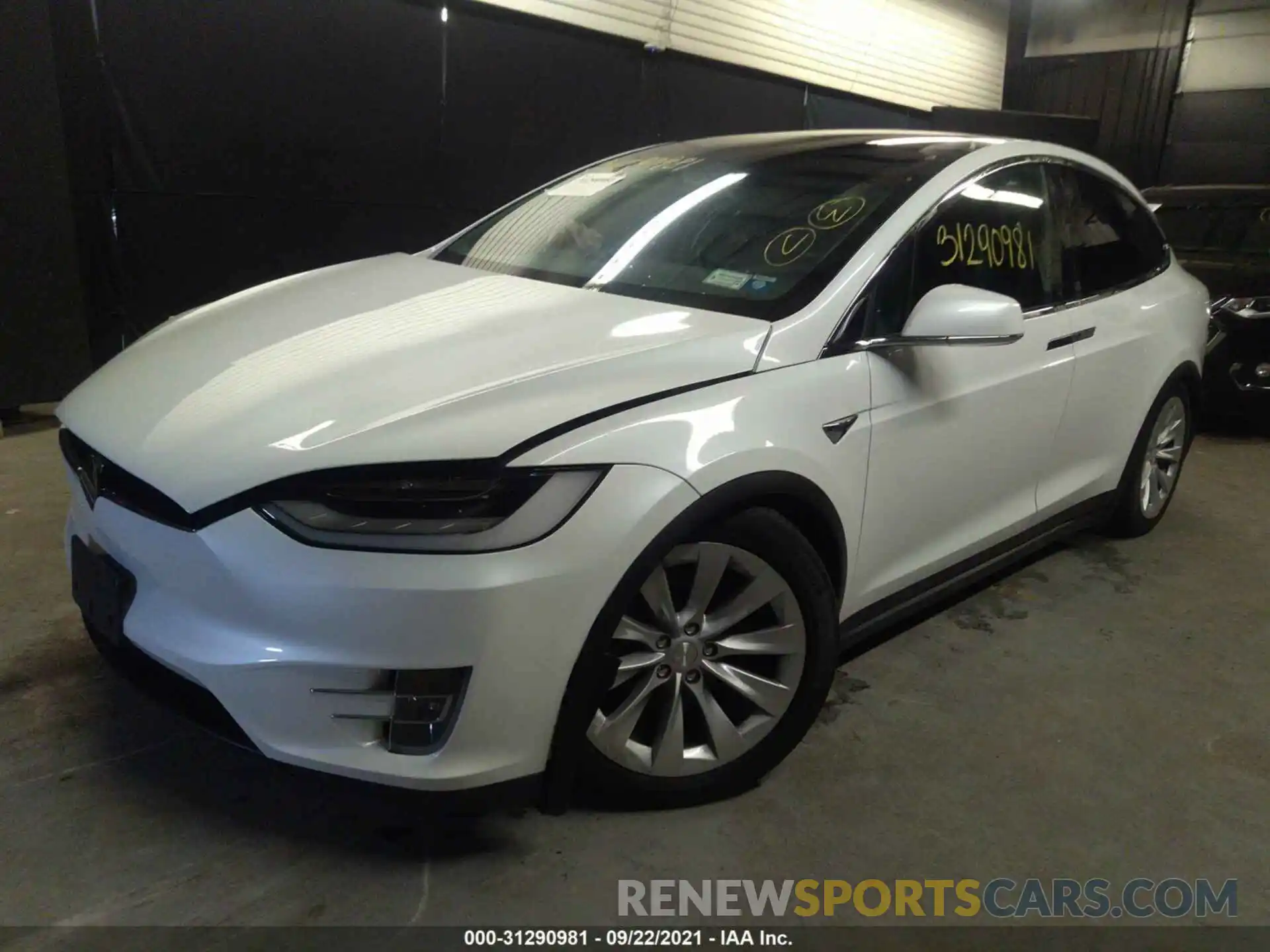 2 Photograph of a damaged car 5YJXCDE23LF299948 TESLA MODEL X 2020