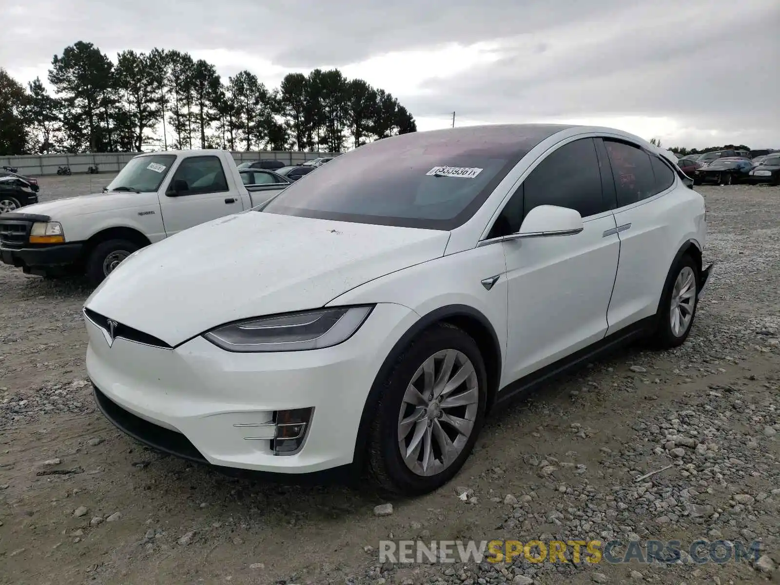 2 Photograph of a damaged car 5YJXCDE23LF300130 TESLA MODEL X 2020