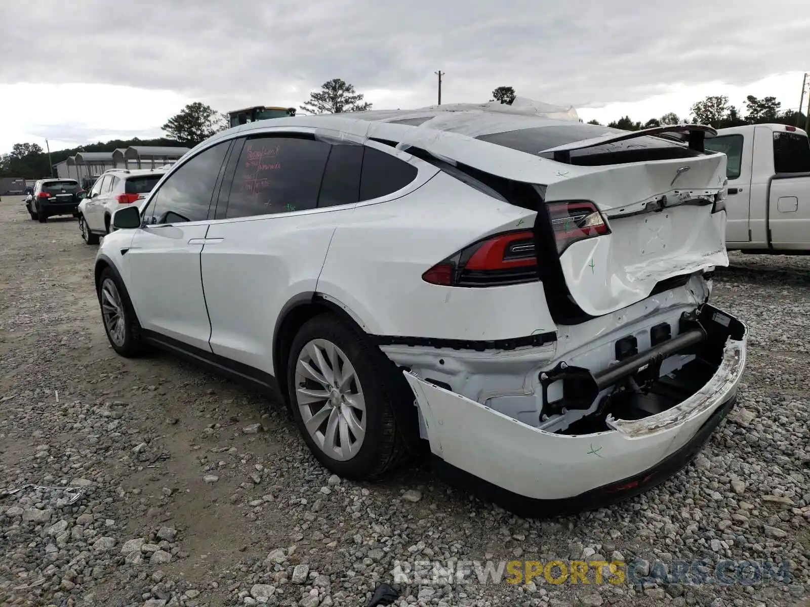 3 Фотография поврежденного автомобиля 5YJXCDE23LF300130 TESLA MODEL X 2020