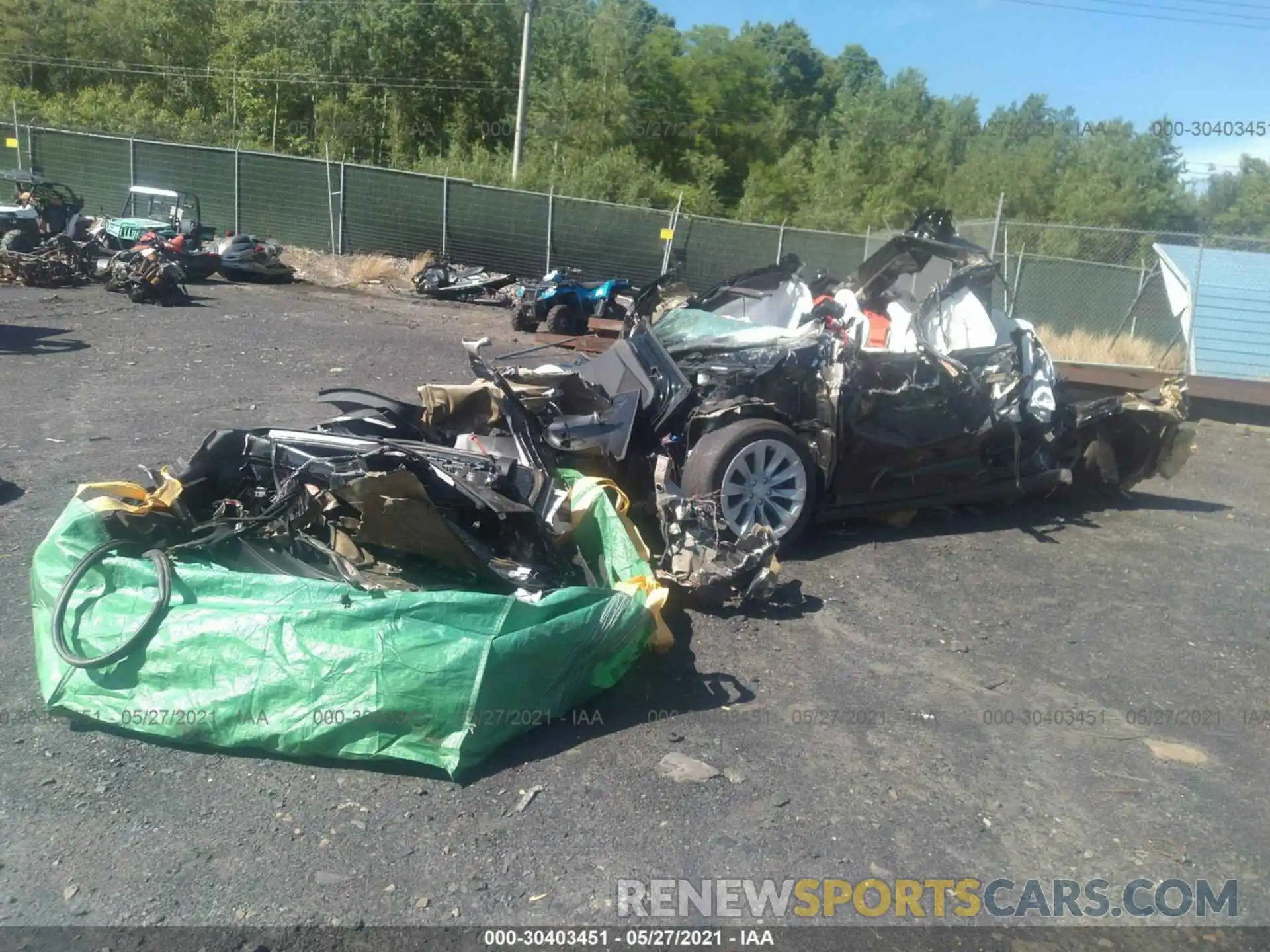 2 Photograph of a damaged car 5YJXCDE23LF301908 TESLA MODEL X 2020