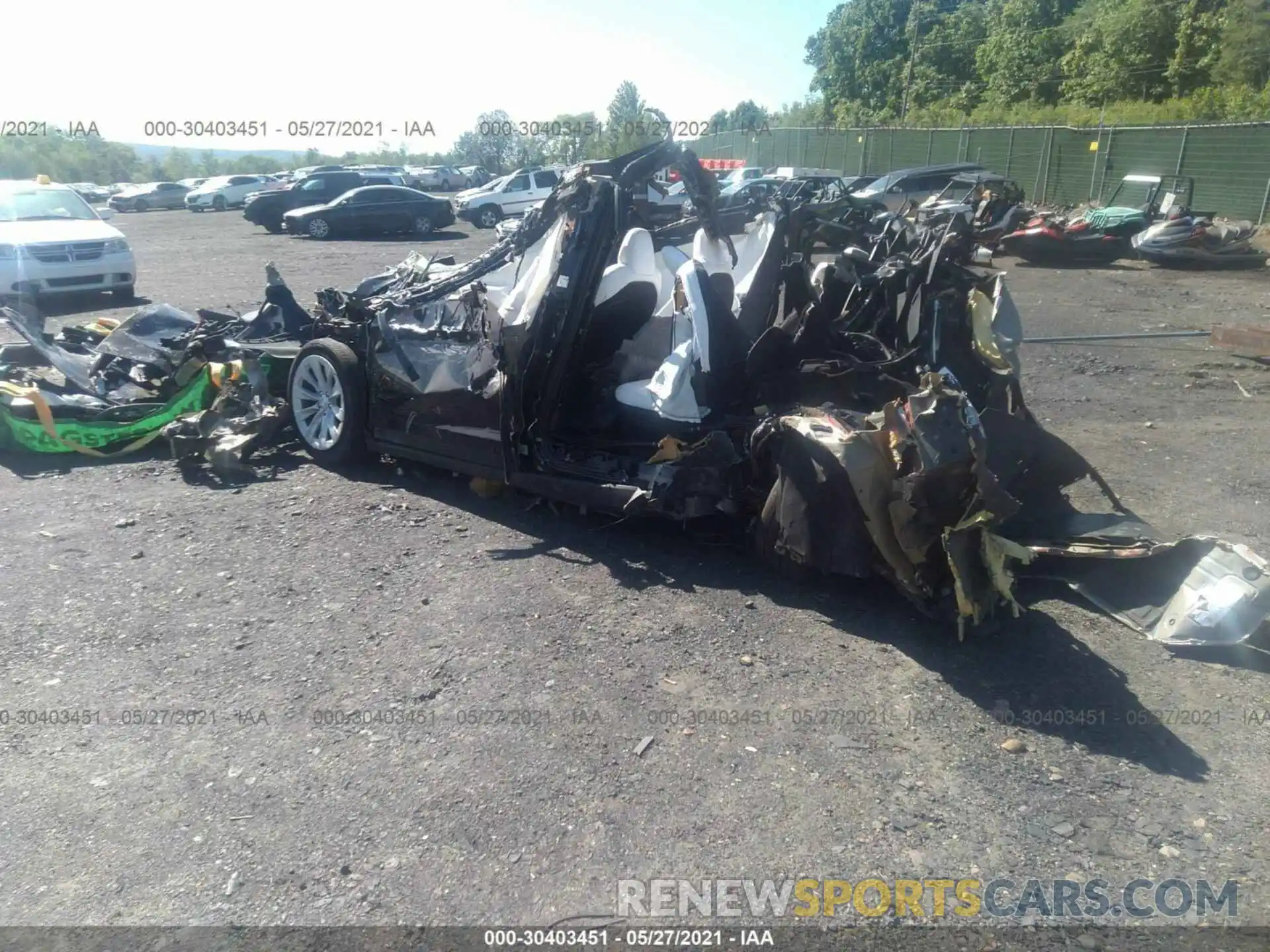 3 Photograph of a damaged car 5YJXCDE23LF301908 TESLA MODEL X 2020